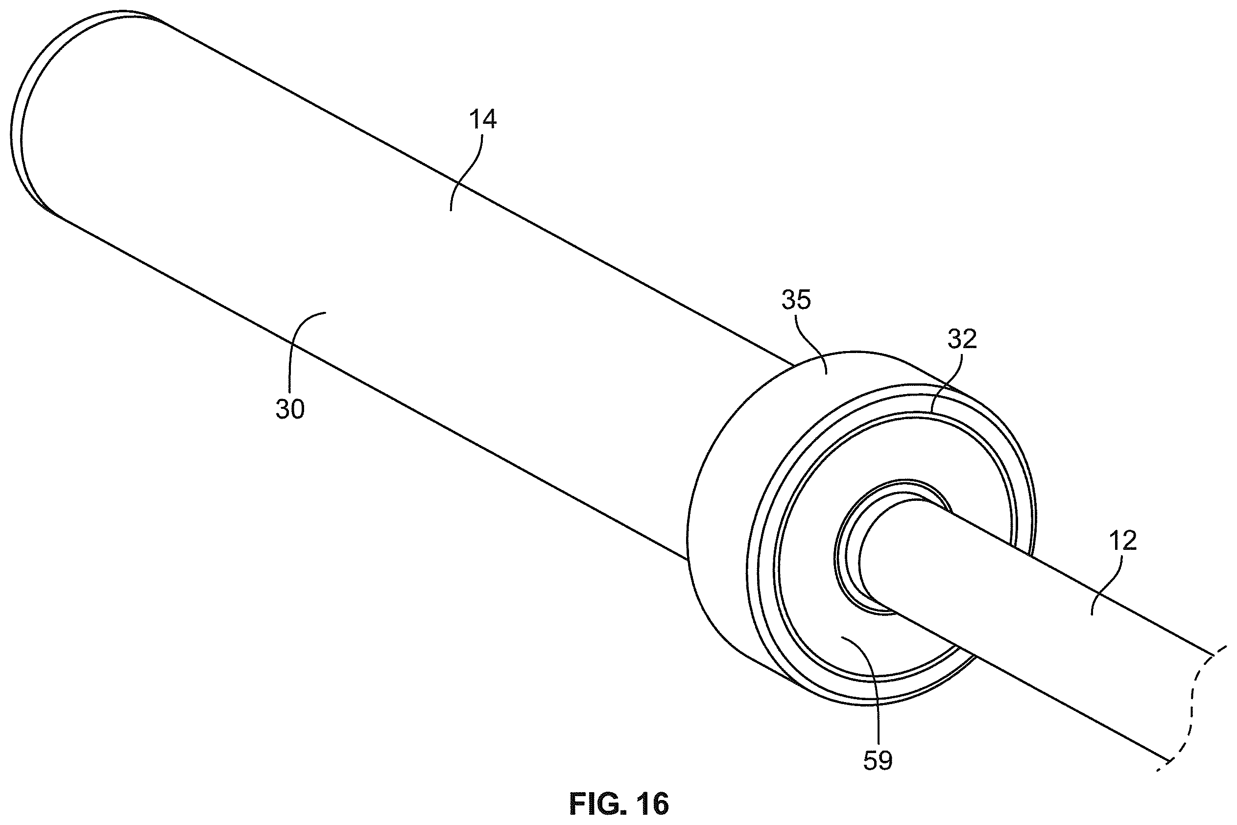 Patent US12551745 Figure 16 – Barbell