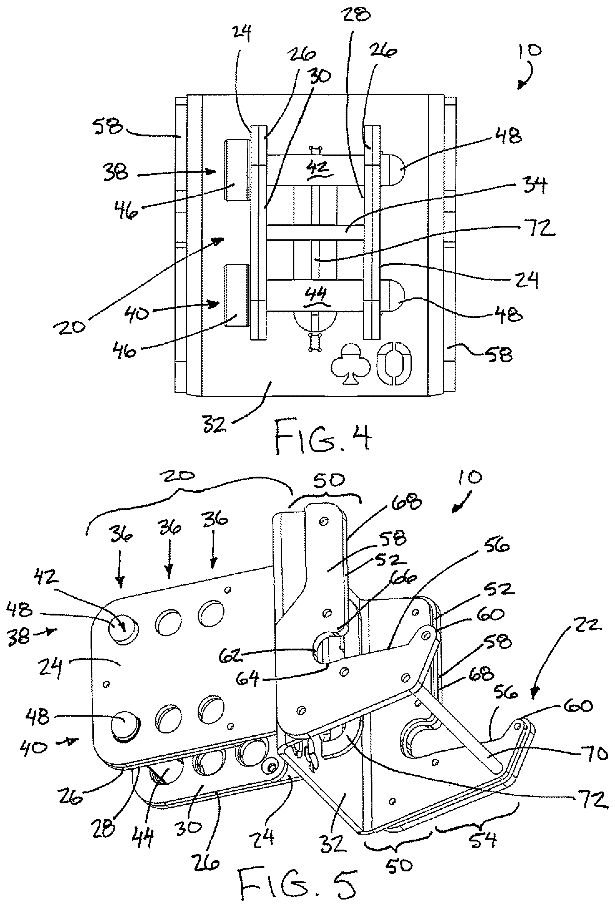Patent US12551746 Figure 3 – Weight bar holding apparatus for weightlifting rack