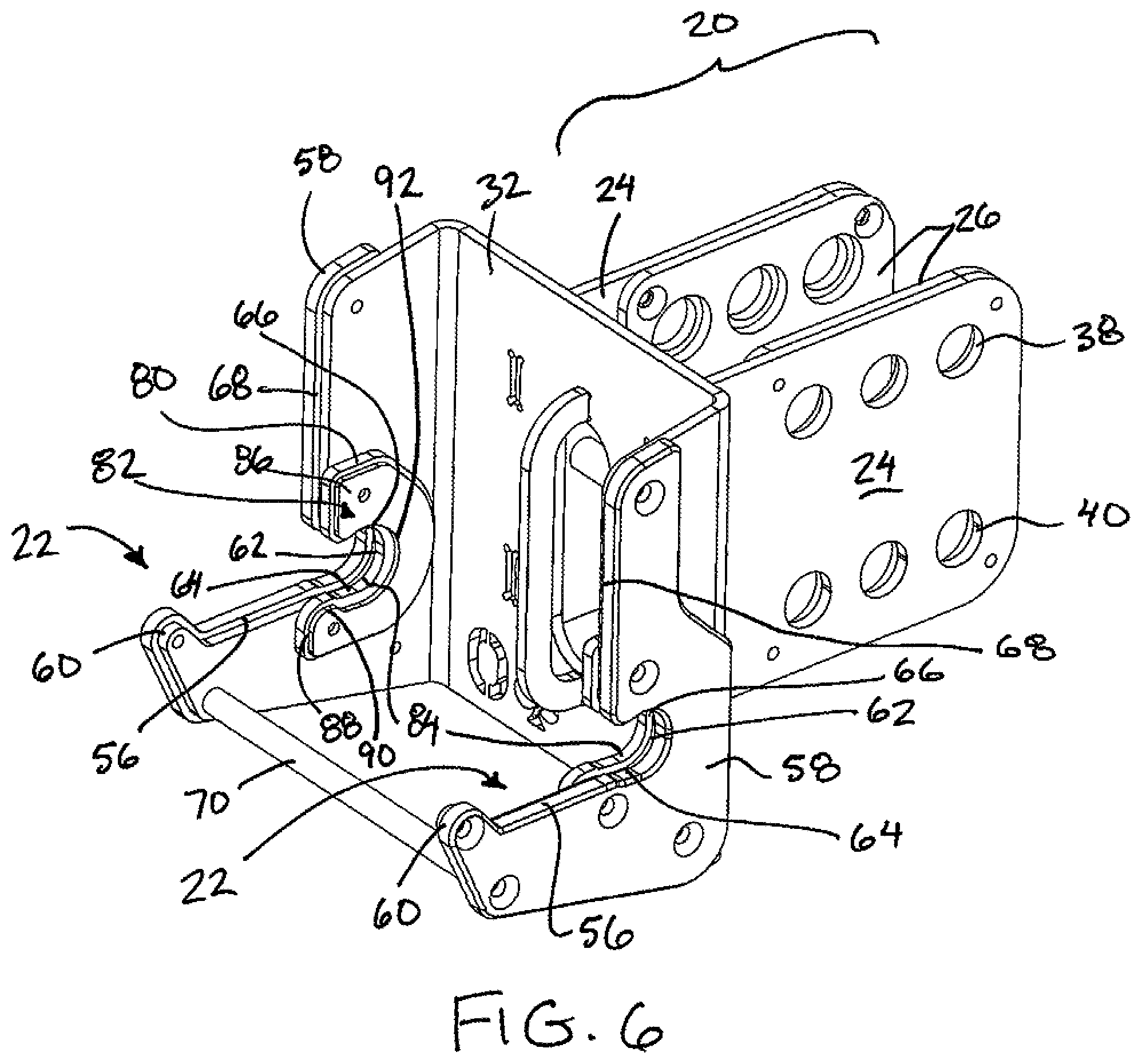Patent US12551746 Figure 4 – Weight bar holding apparatus for weightlifting rack