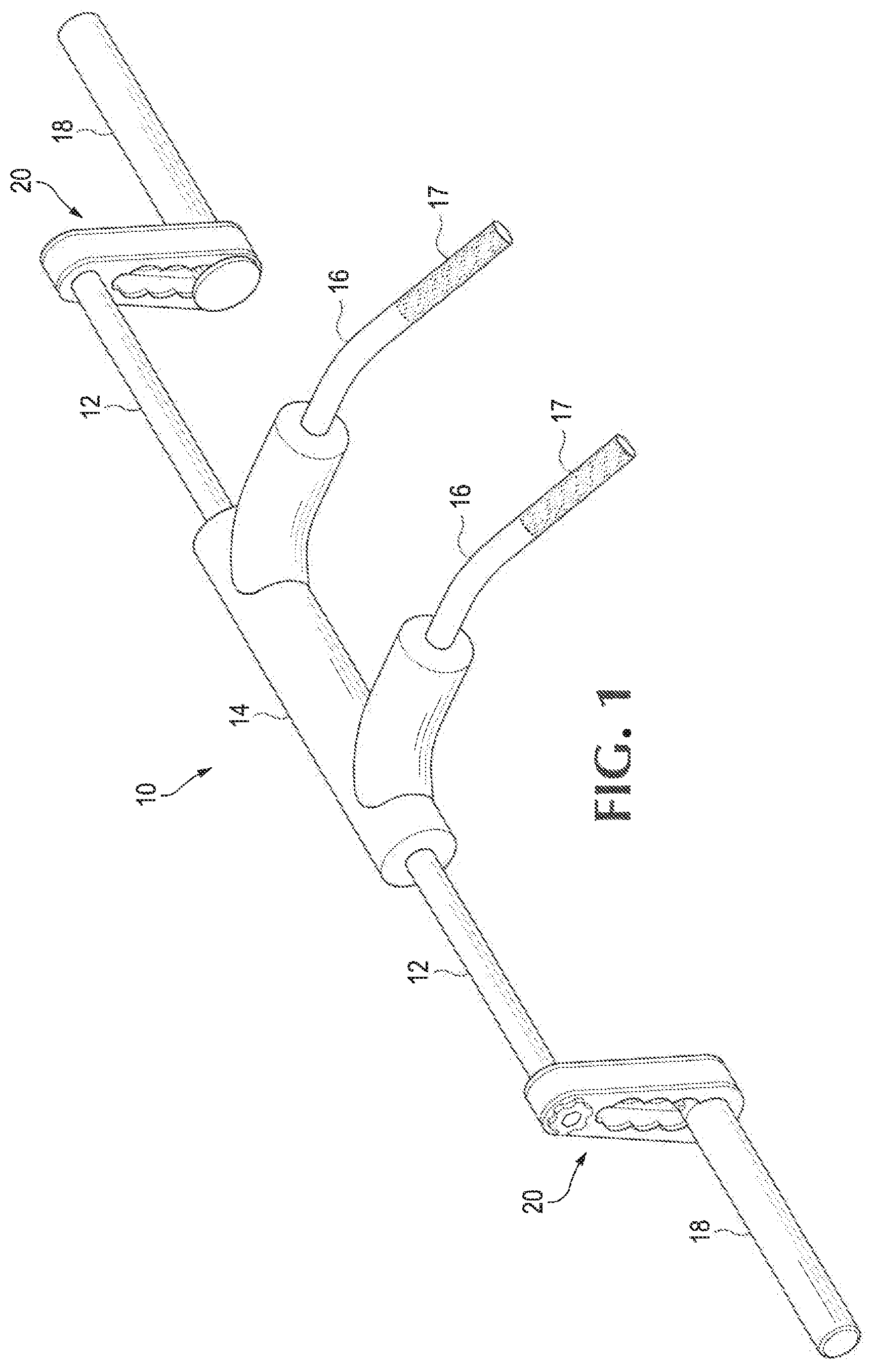Patent US12551748 Figure 1 – Multi-position strength bar