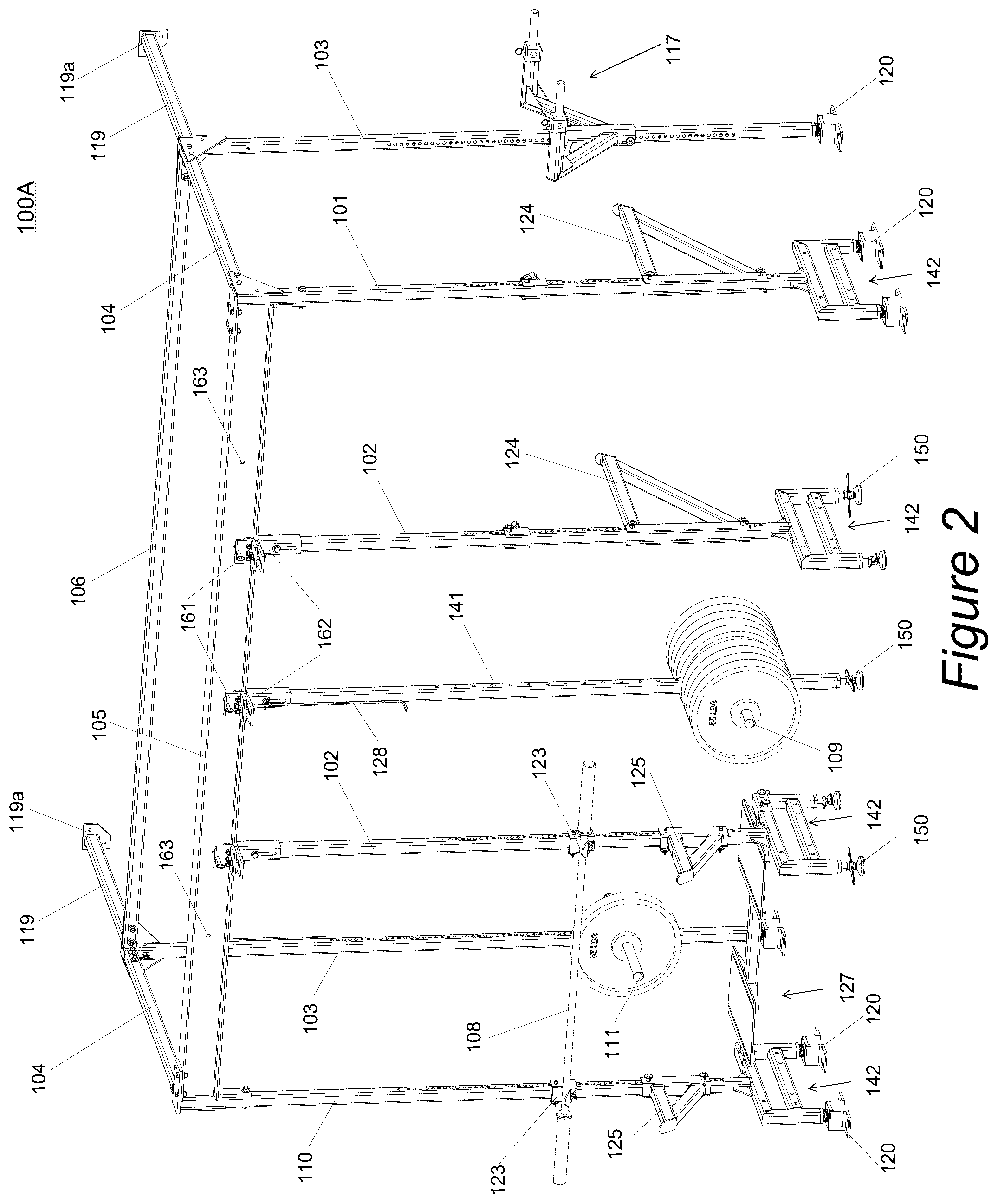 Patent US12551749 Figure 2 – Physical workout system and method