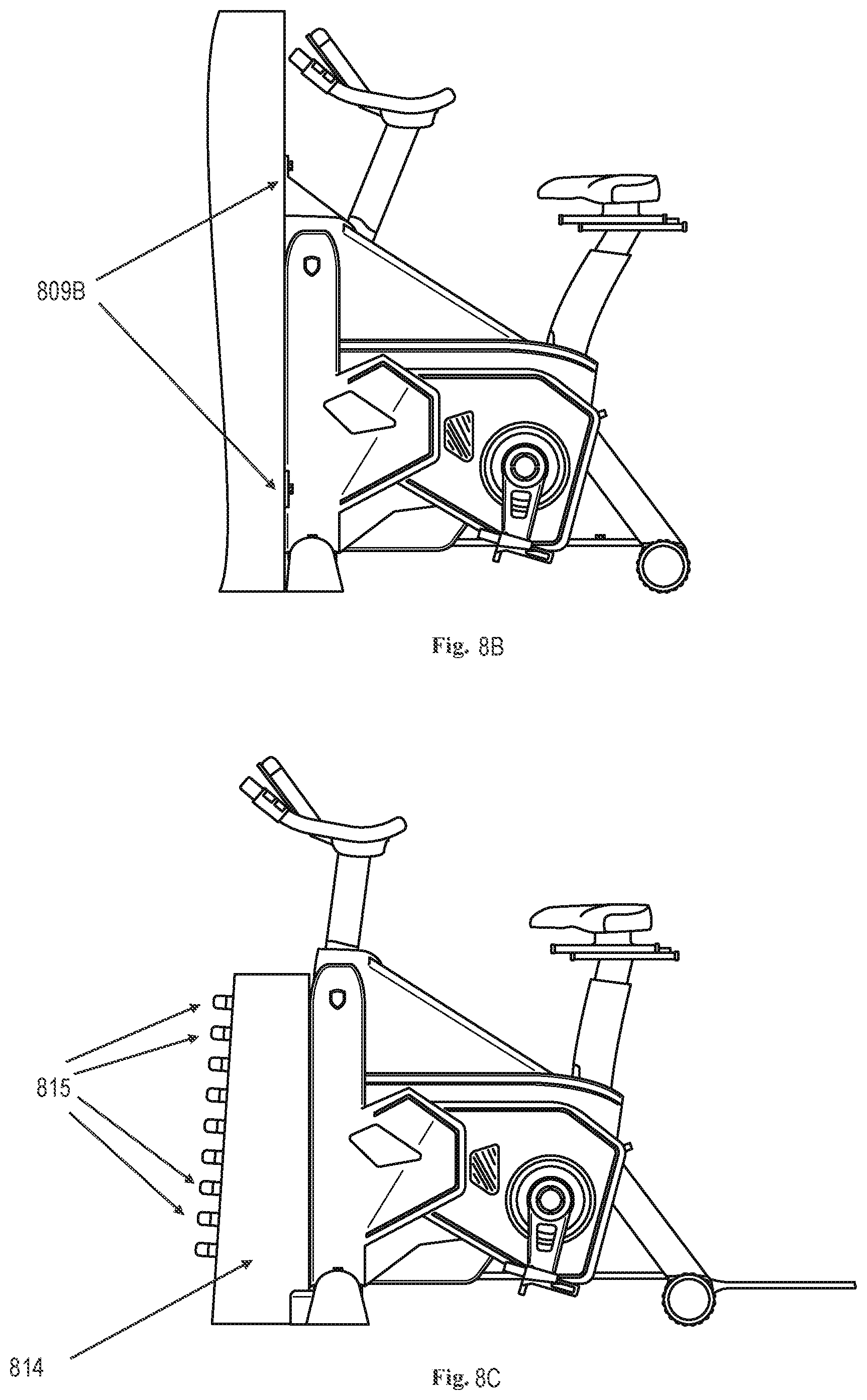Patent US12551750 Figure 10 – Stationary exercise bike for use in a correctional facility