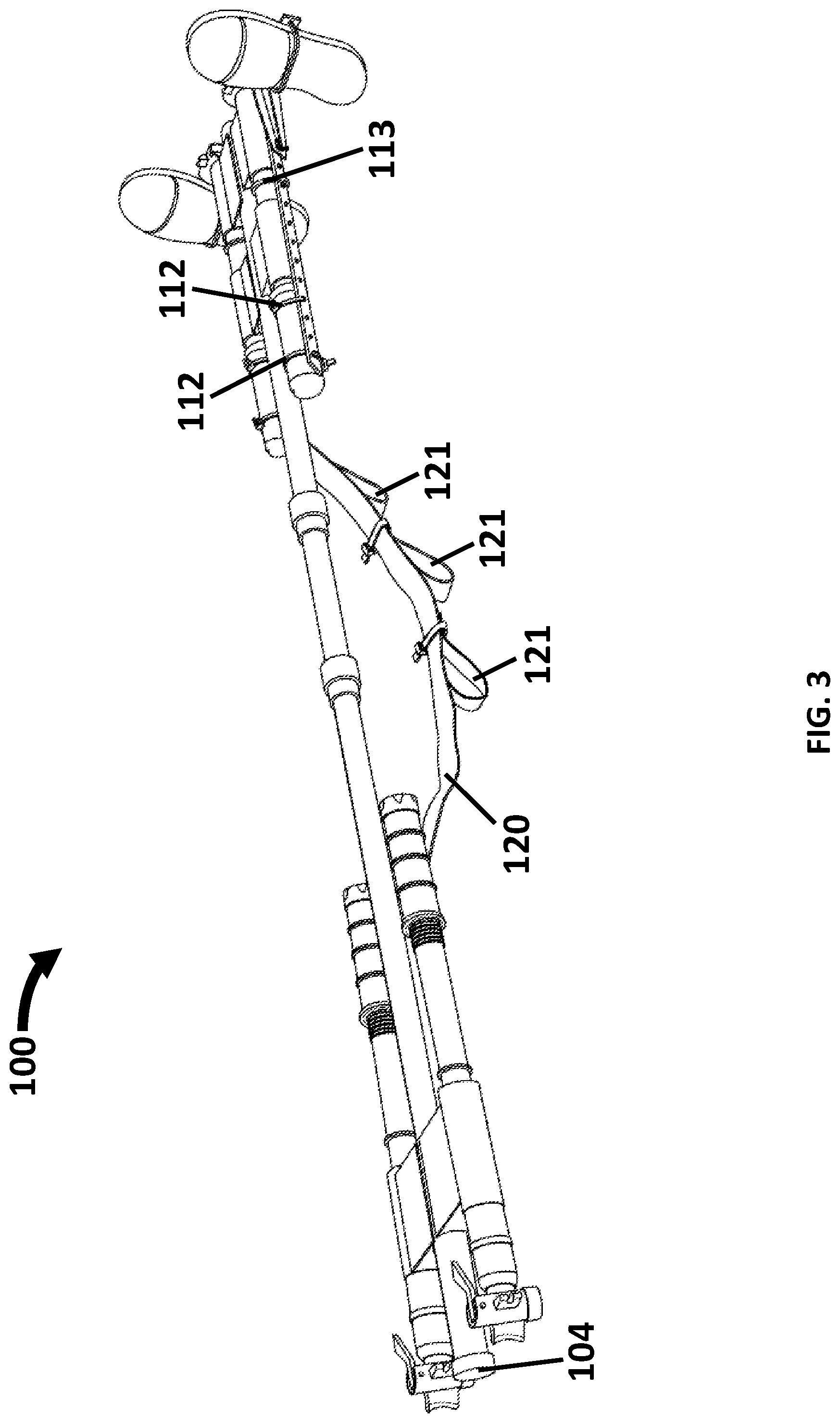 Patent US12551751 Figure 3 – Portable rehabilitation device and methods of use