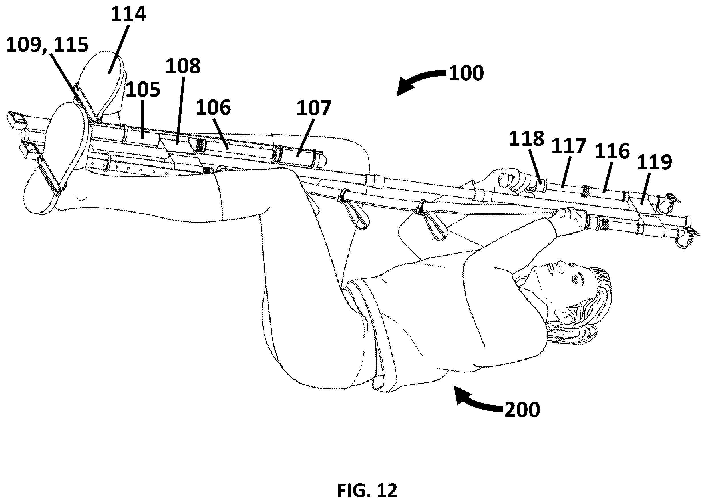 Patent US12551751 Figure 12 – Portable rehabilitation device and methods of use