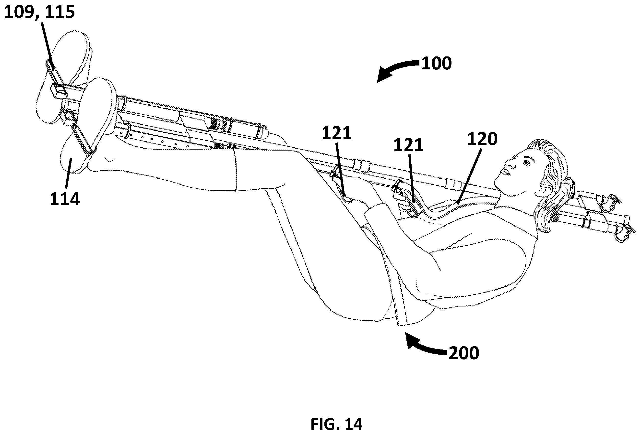 Patent US12551751 Figure 14 – Portable rehabilitation device and methods of use
