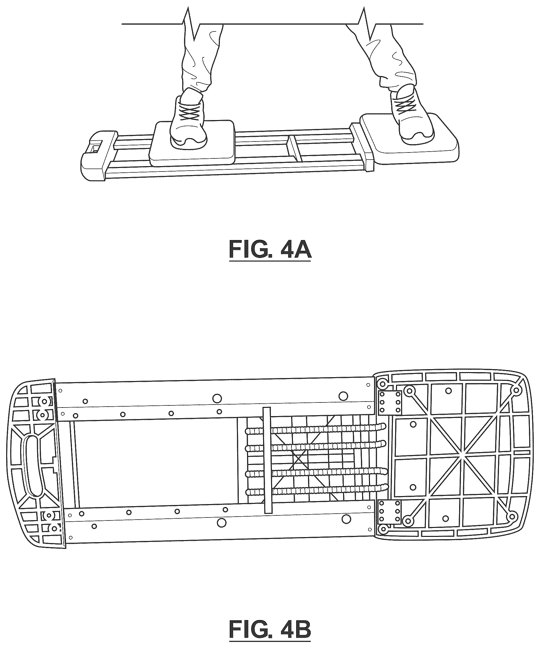 Patent US12551752 Figure 4 – Hip loading exercise board