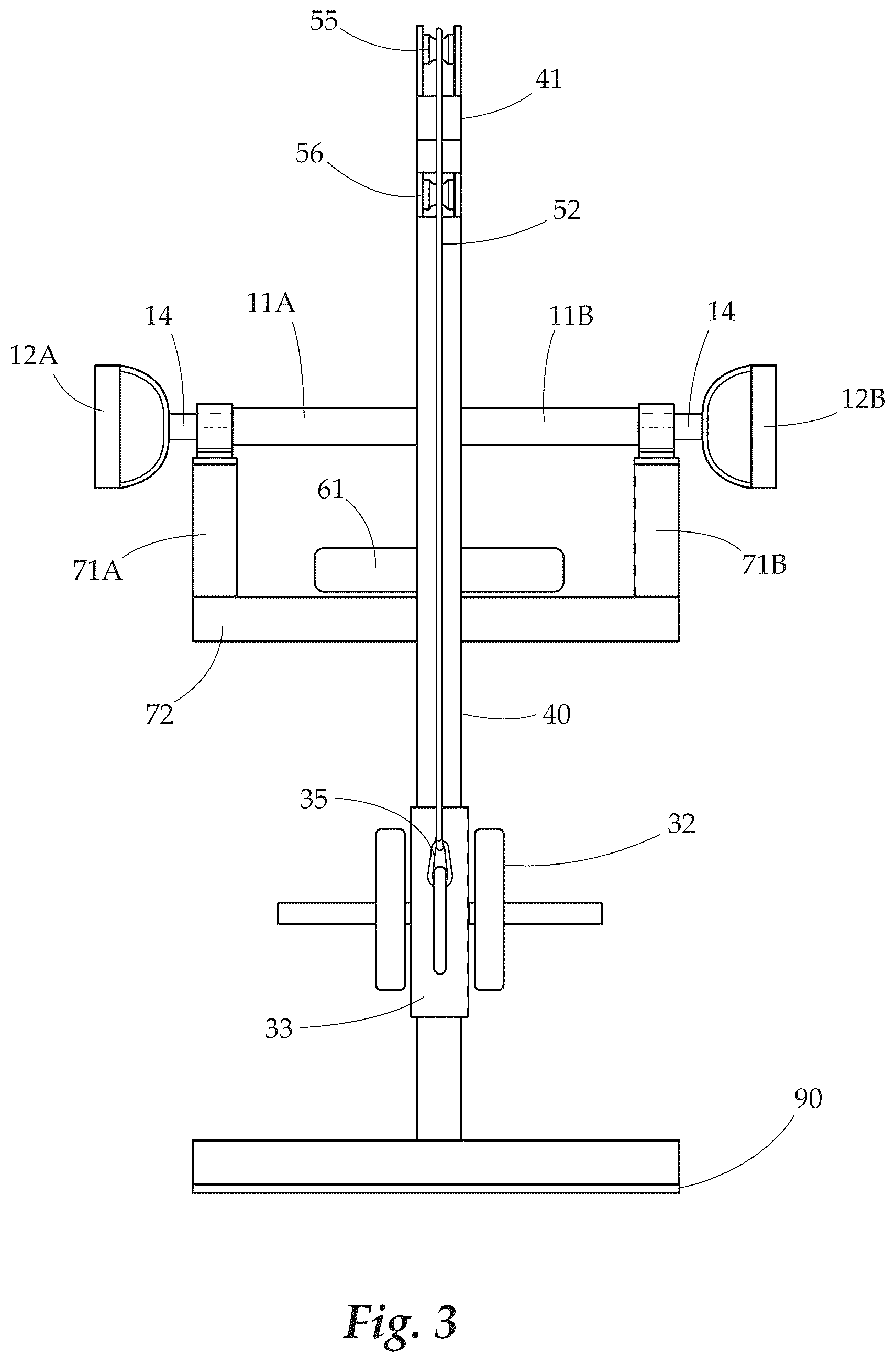 Patent US12551753 Figure 6 – Multi-use strength training device for armwreslters