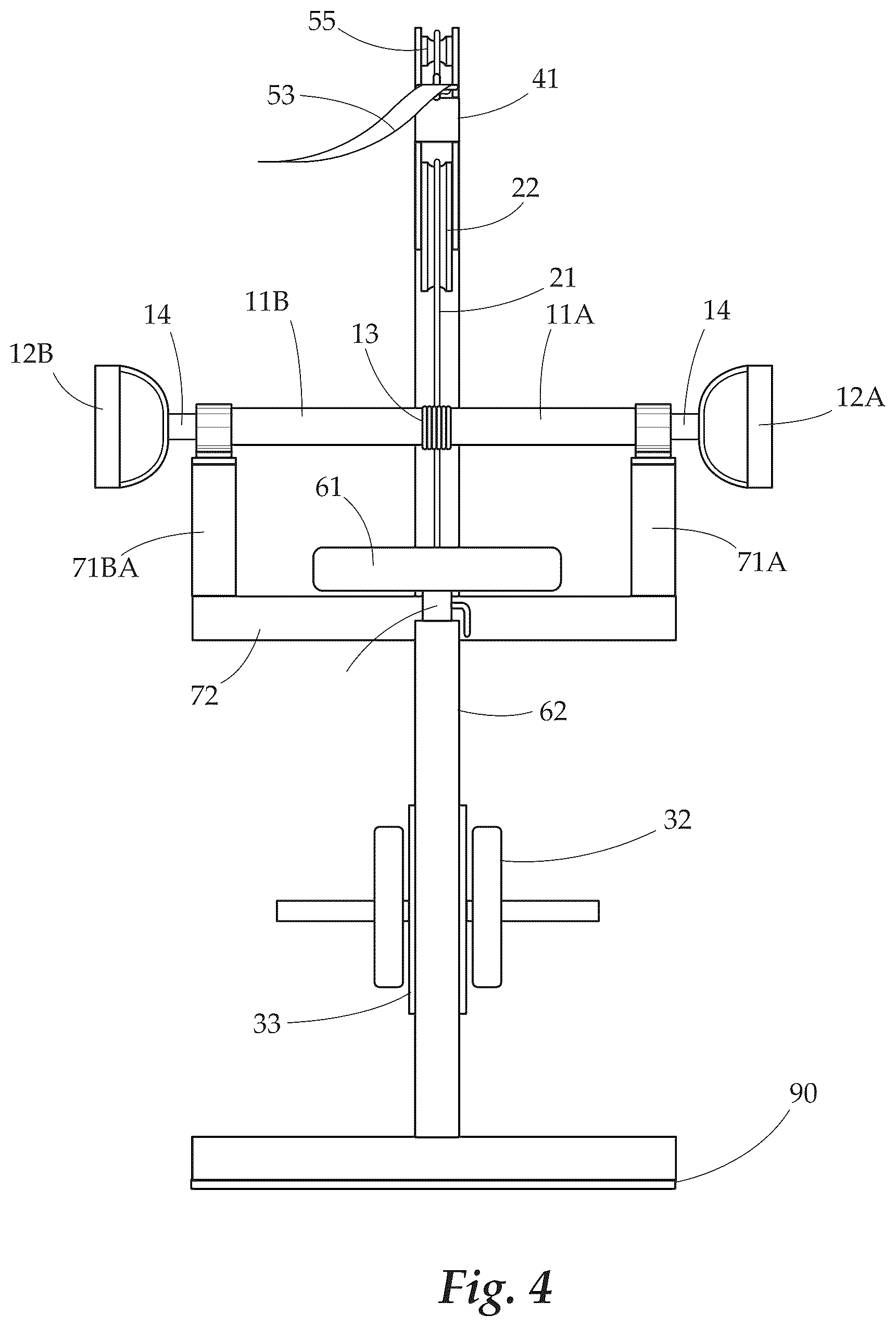 Patent US12551753 Figure 7 – Multi-use strength training device for armwreslters