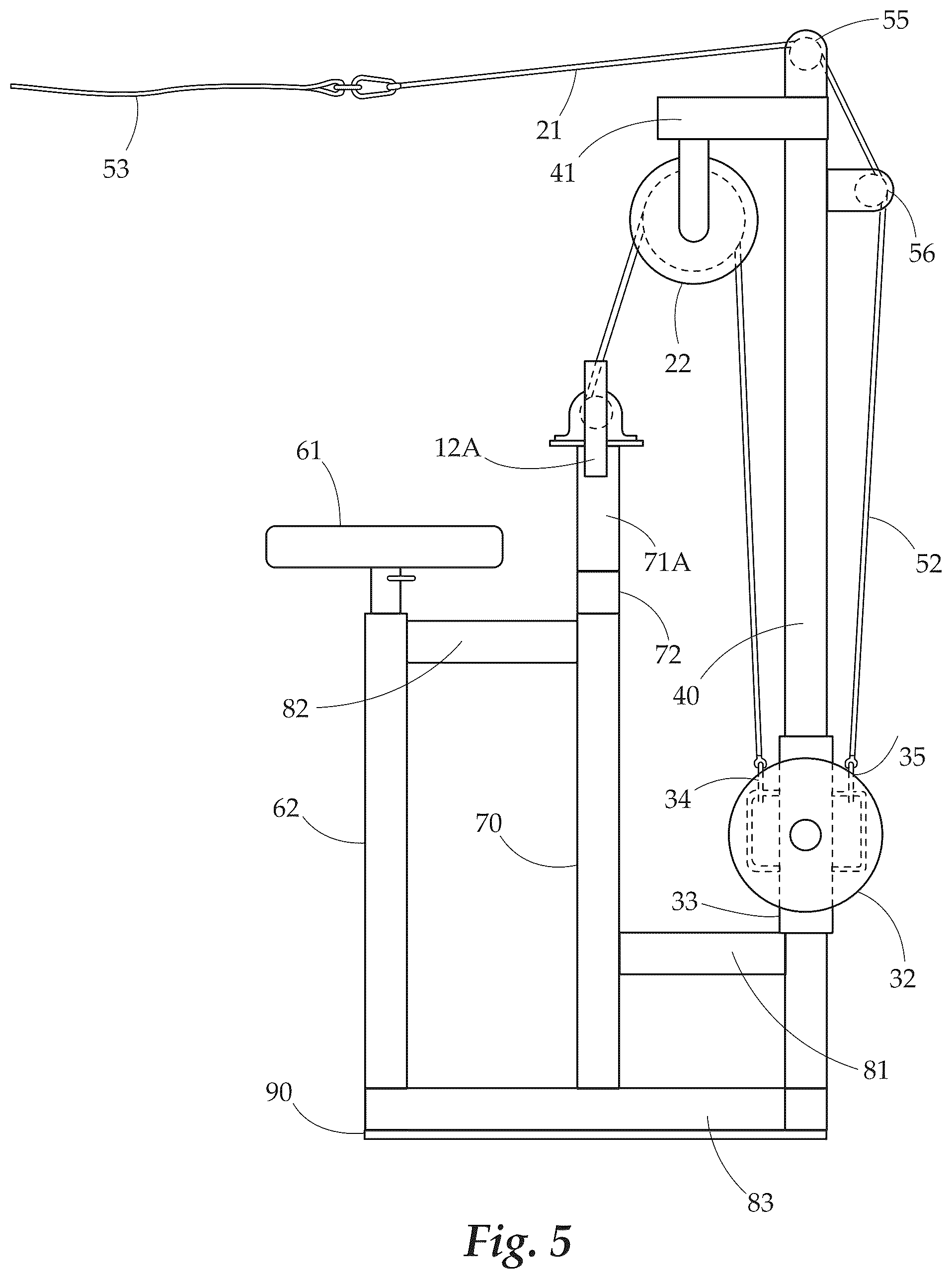 Patent US12551753 Figure 8 – Multi-use strength training device for armwreslters