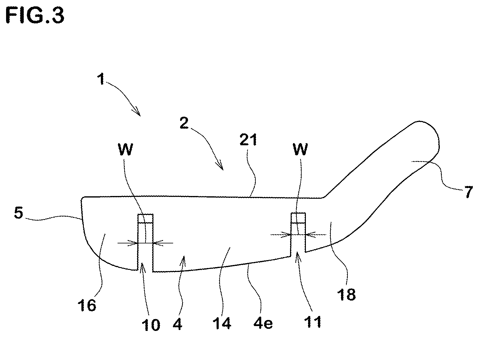 Patent US12551763 Figure 2 – Iron golf club head