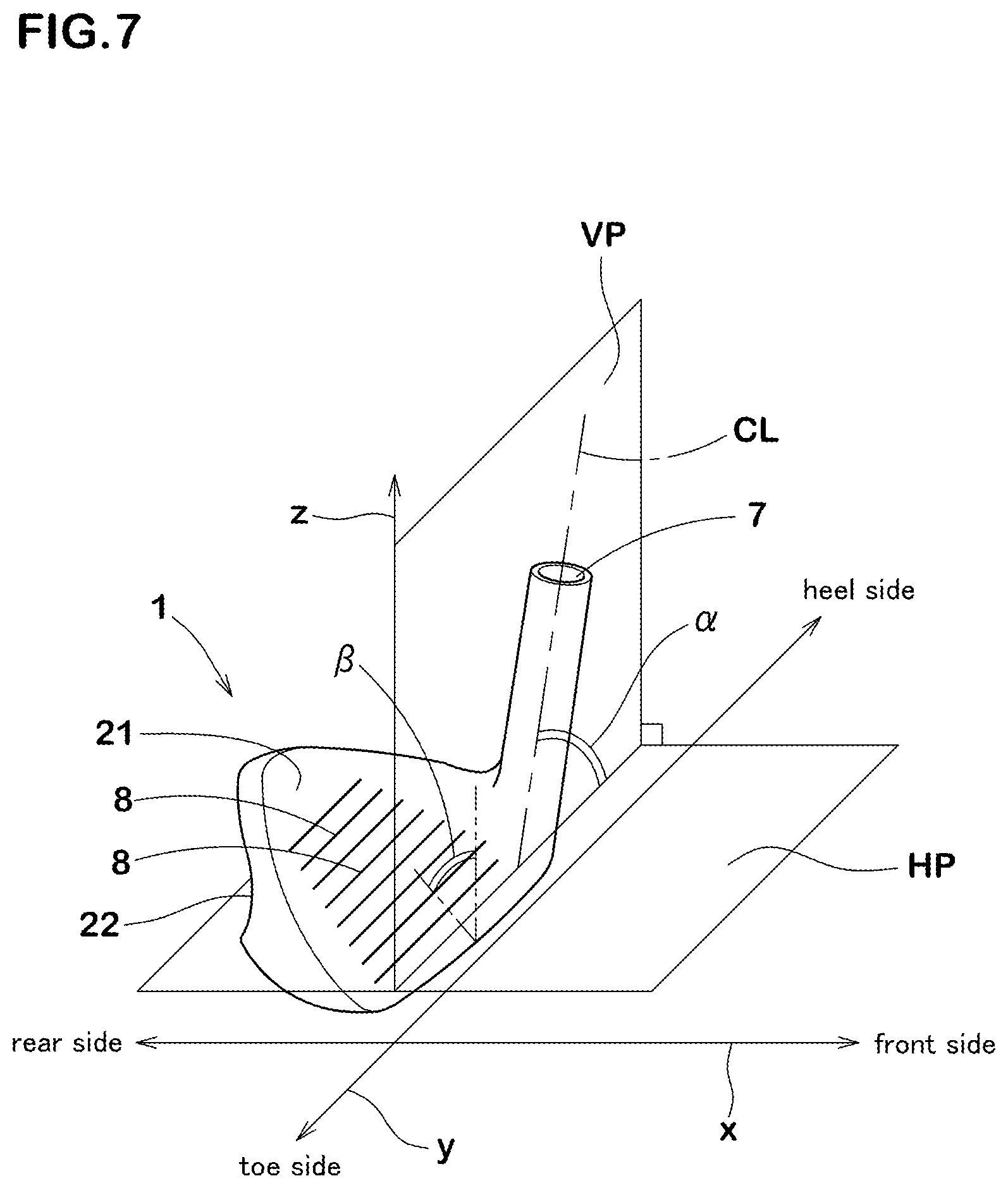 Patent US12551763 Figure 4 – Iron golf club head