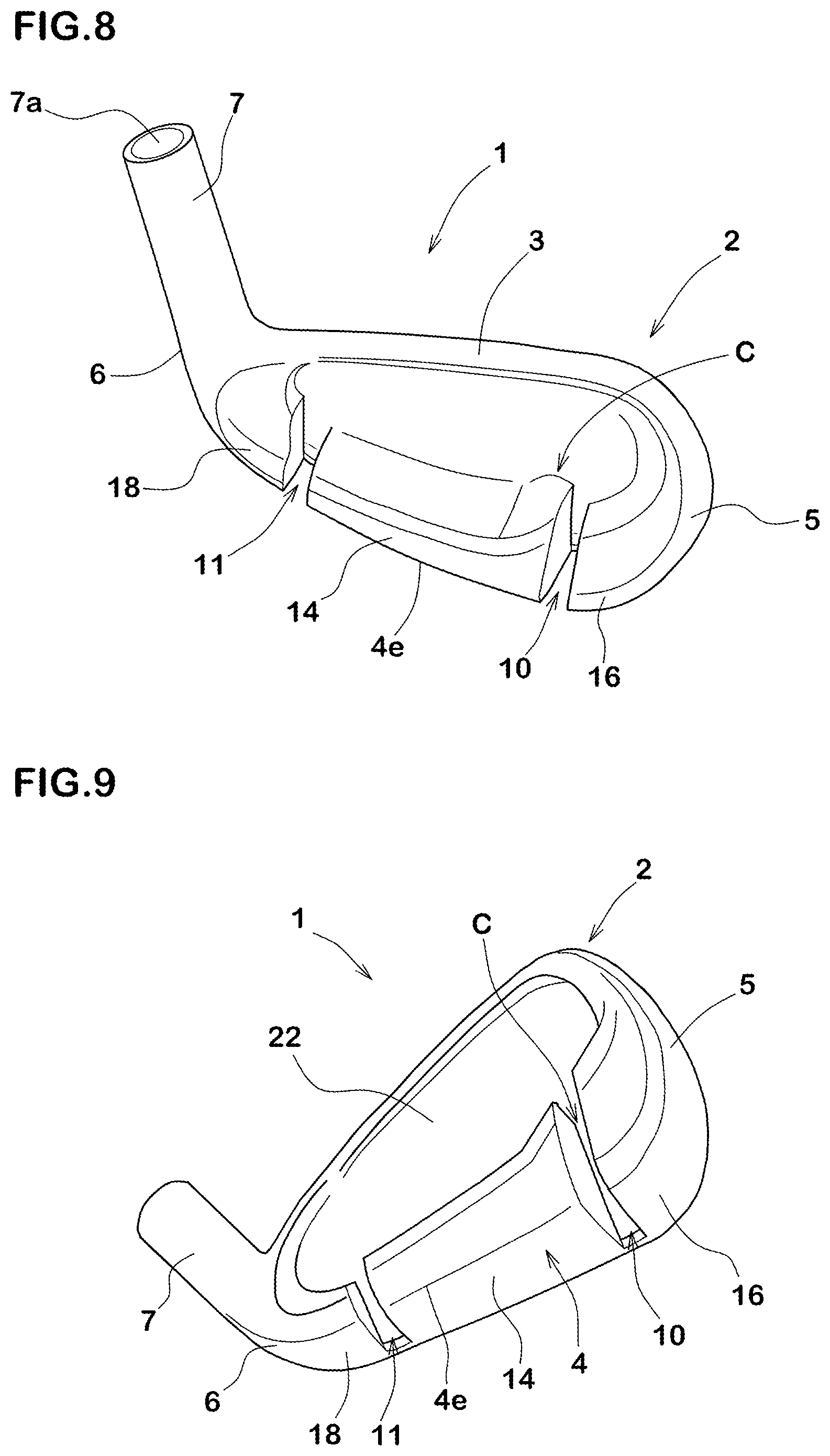 Patent US12551763 Figure 5 – Iron golf club head