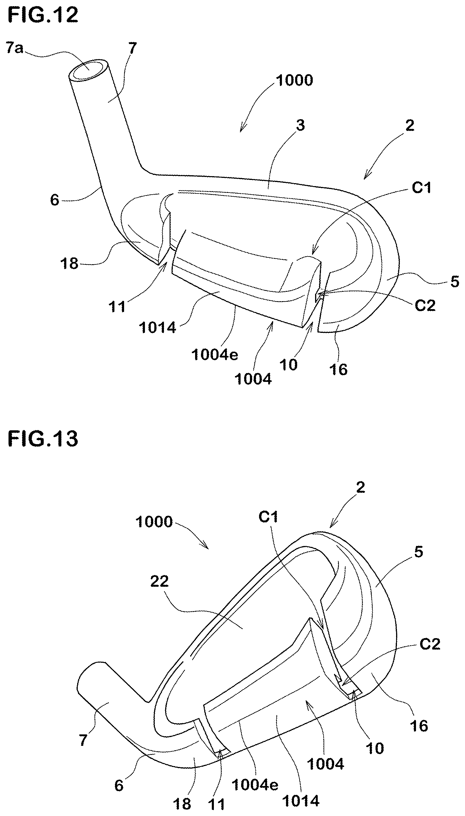 Patent US12551763 Figure 8 – Iron golf club head