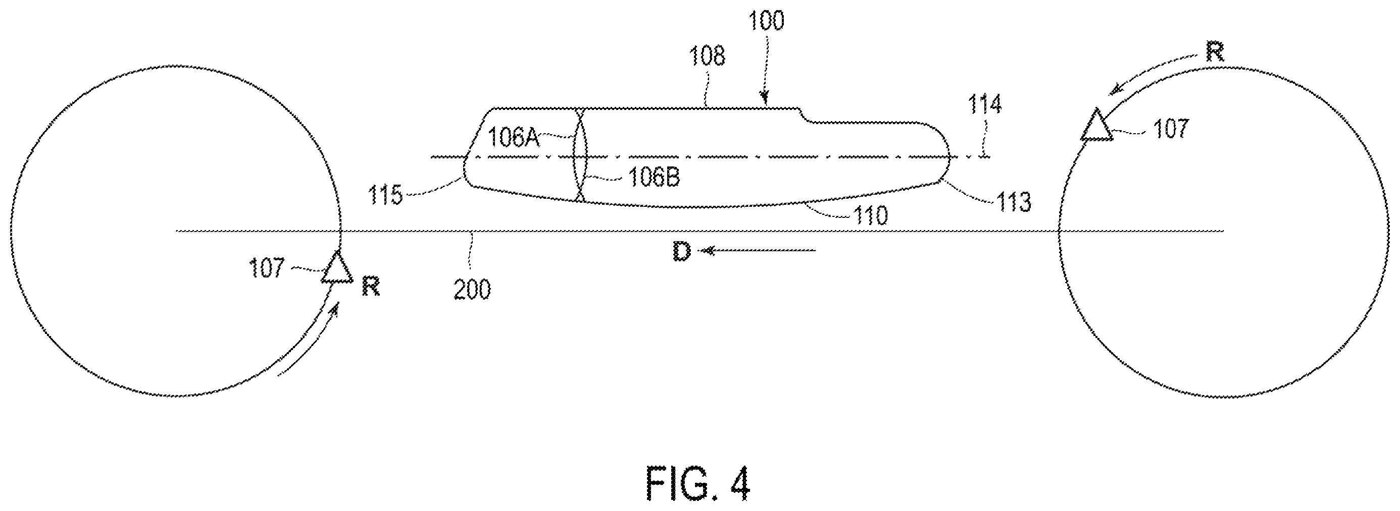 Patent US12551764 Figure 4 – Golf club with grooved striking face