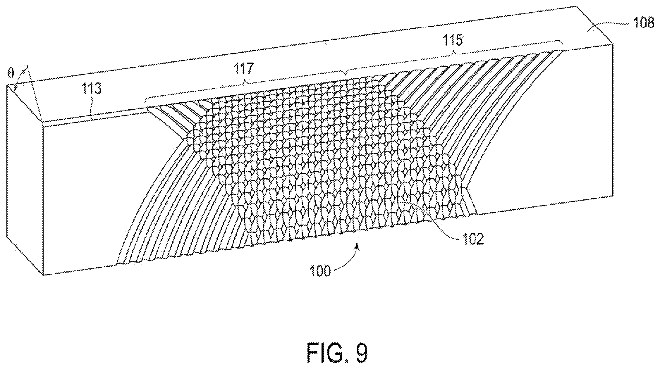 Patent US12551764 Figure 9 – Golf club with grooved striking face
