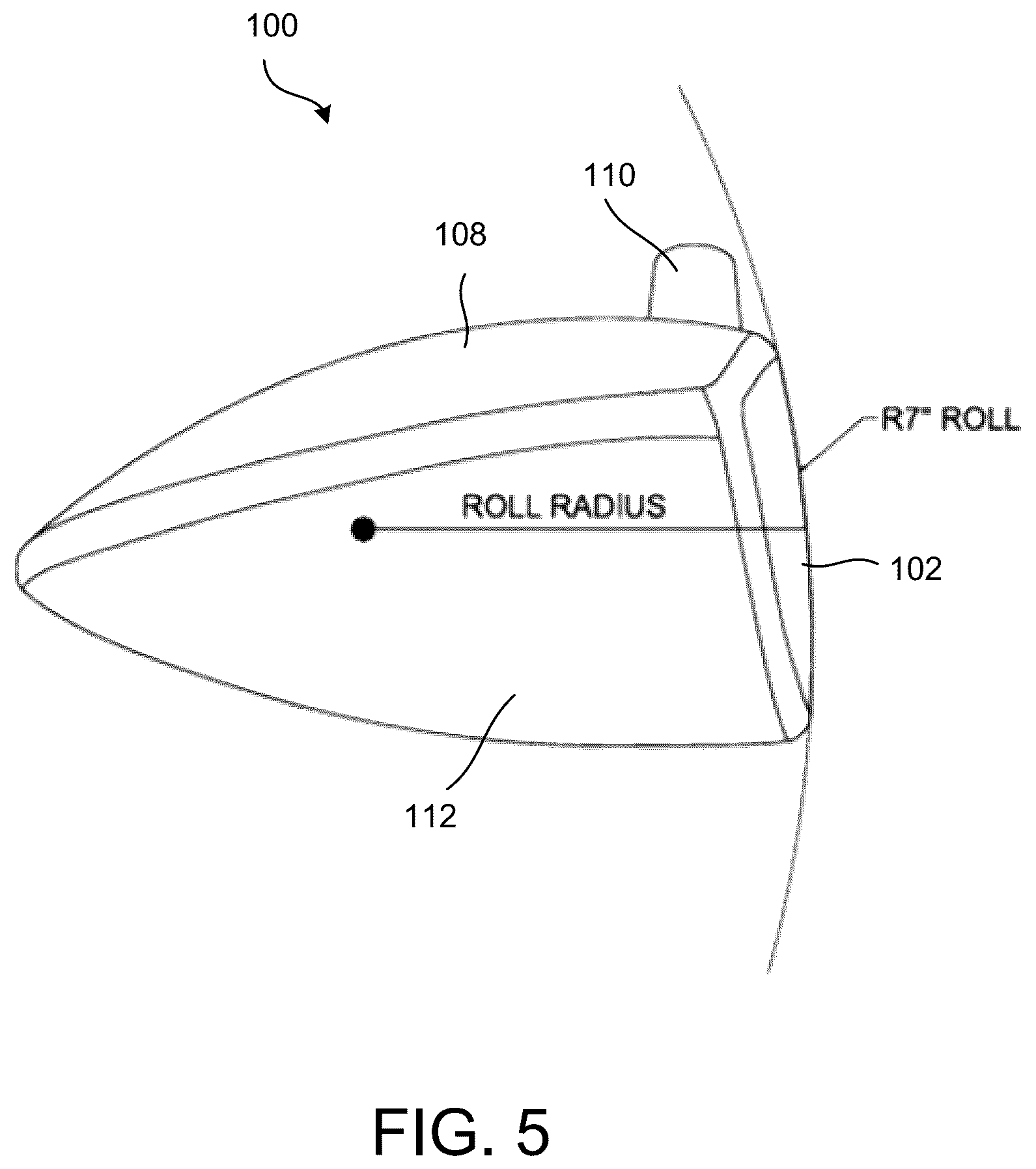 Patent US12551765 Figure 5 – Fitting system for a bulge and a roll on one or more golf clubs