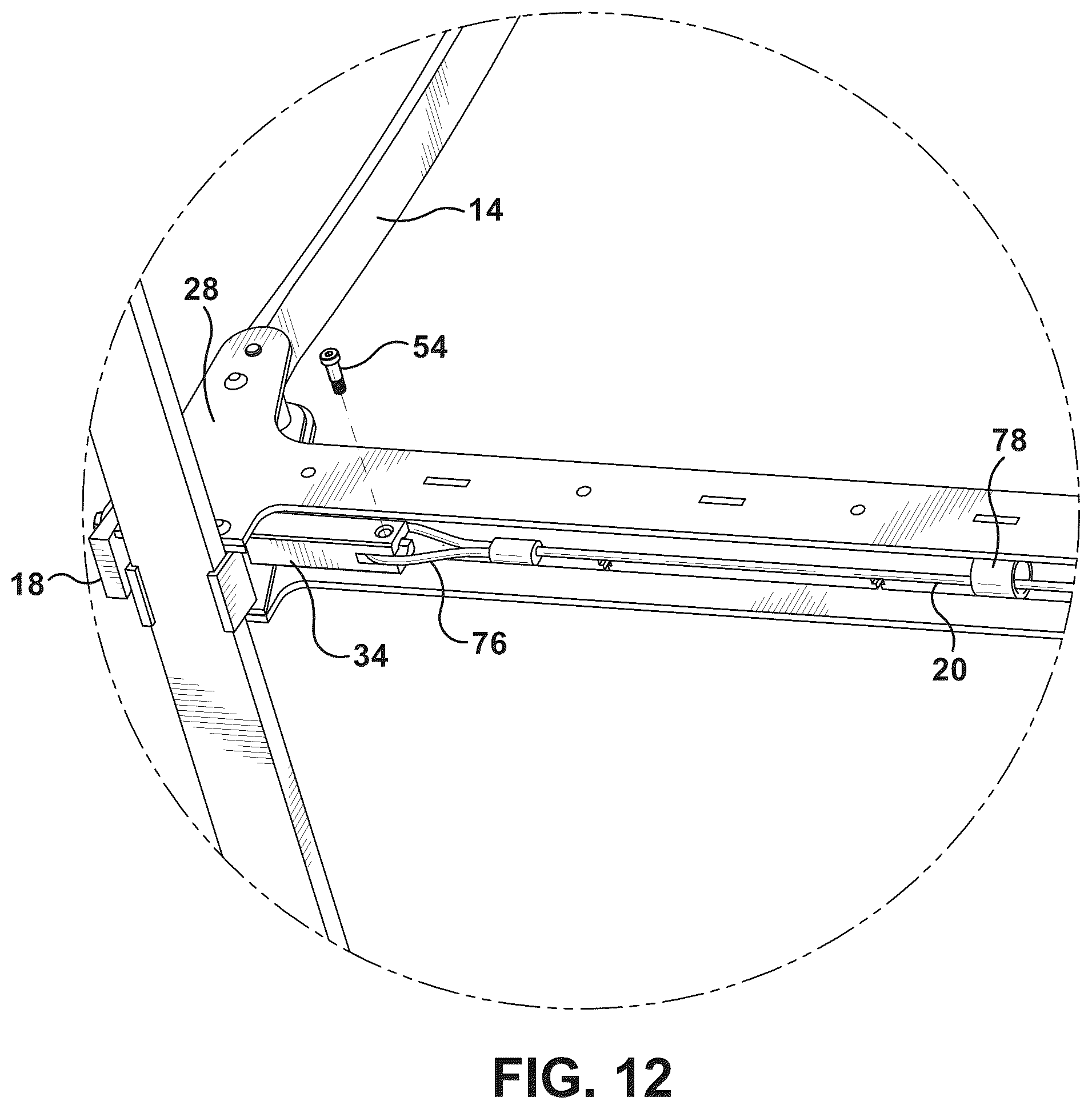 Patent US12551766 Figure 8 – Pickleball net