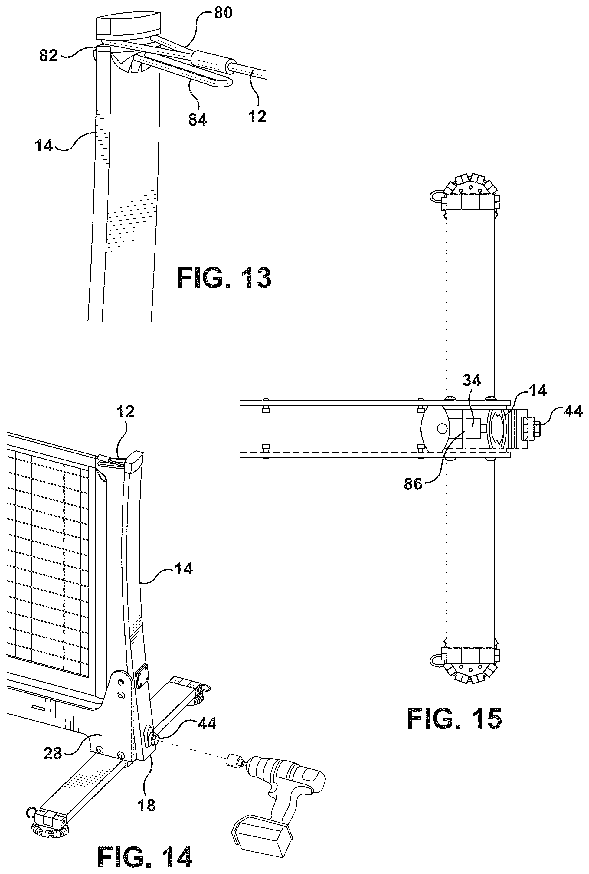Patent US12551766 Figure 9 – Pickleball net