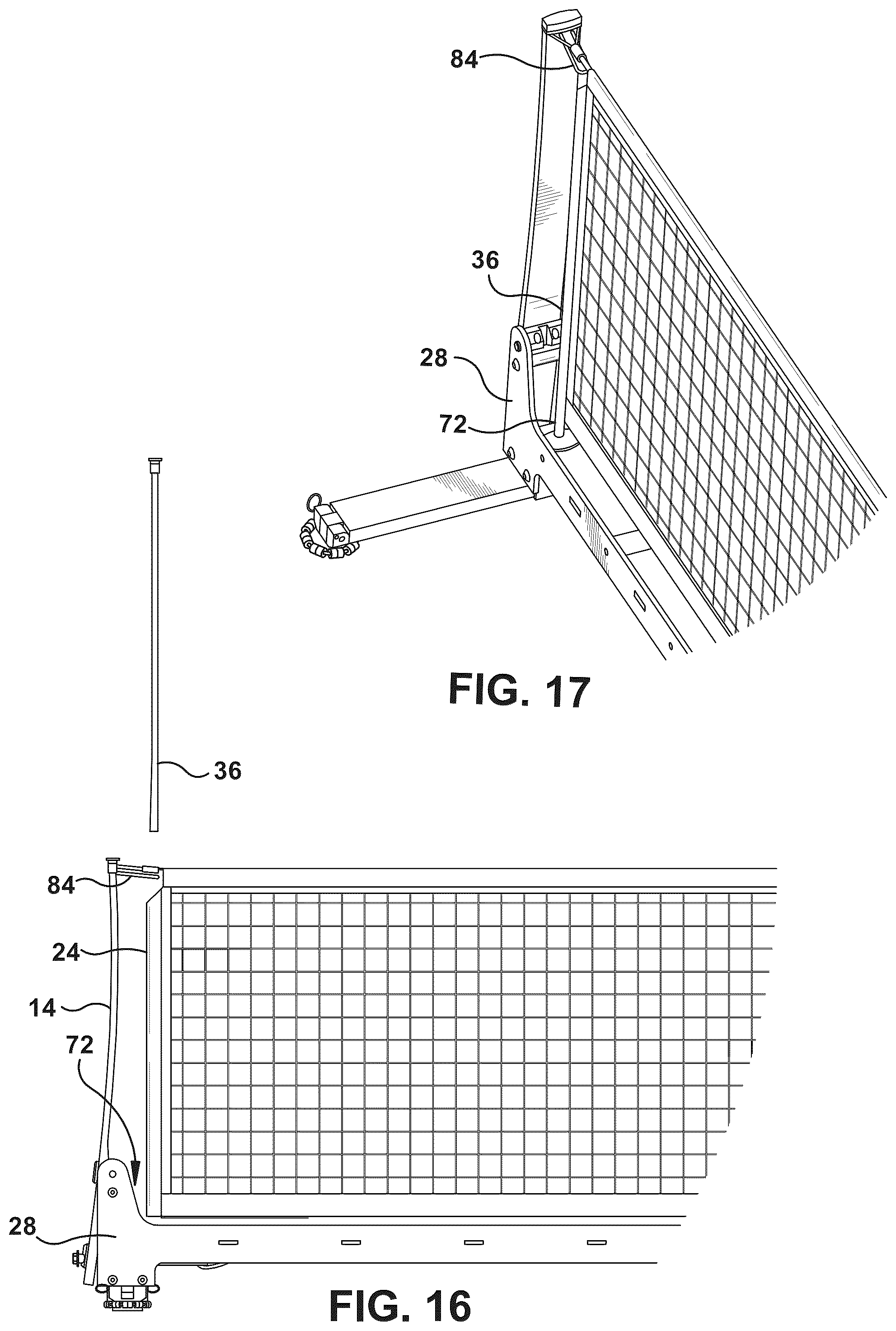Patent US12551766 Figure 11 – Pickleball net