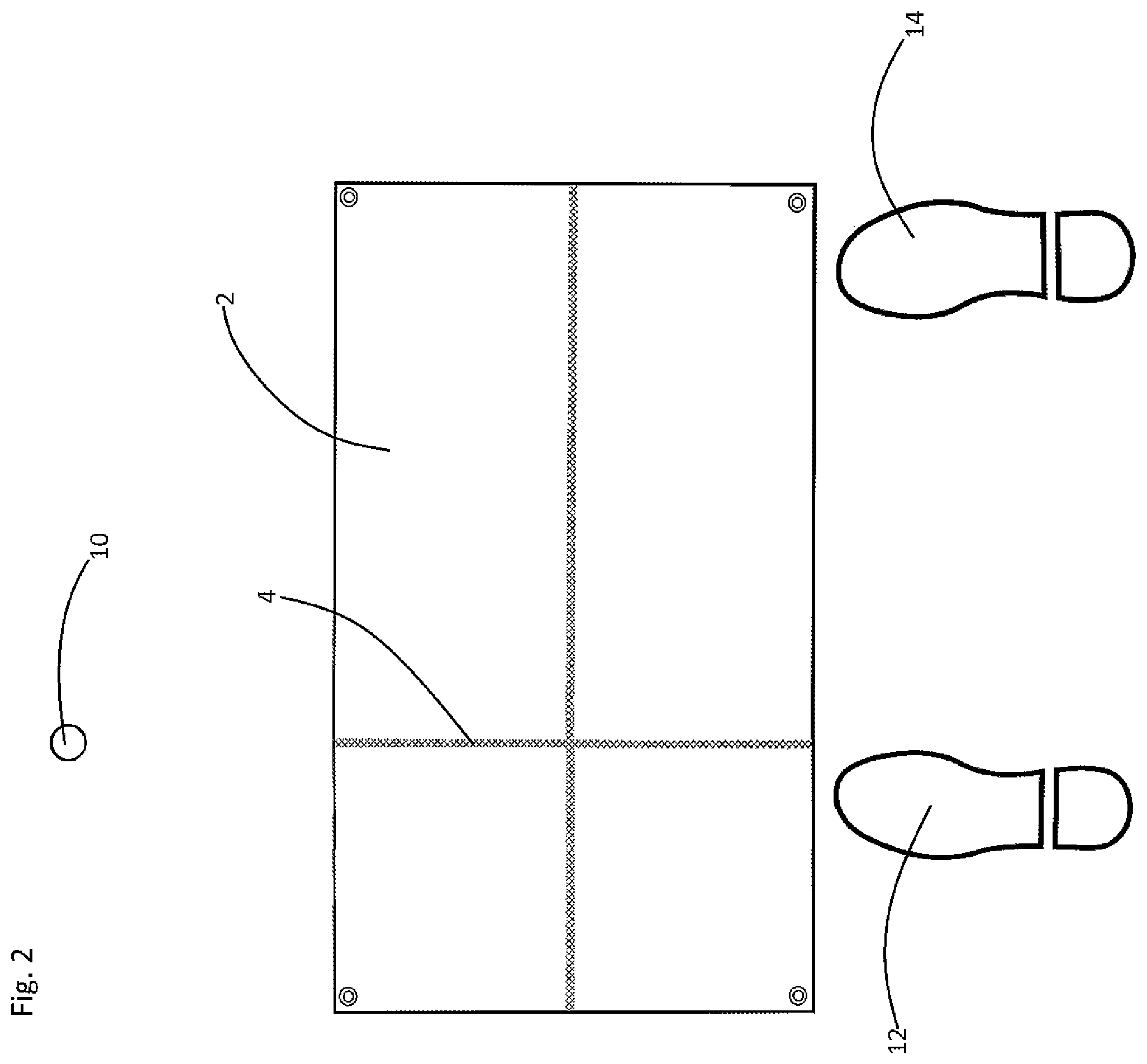 Patent US12551772 Figure 2 – Golf ball address training method