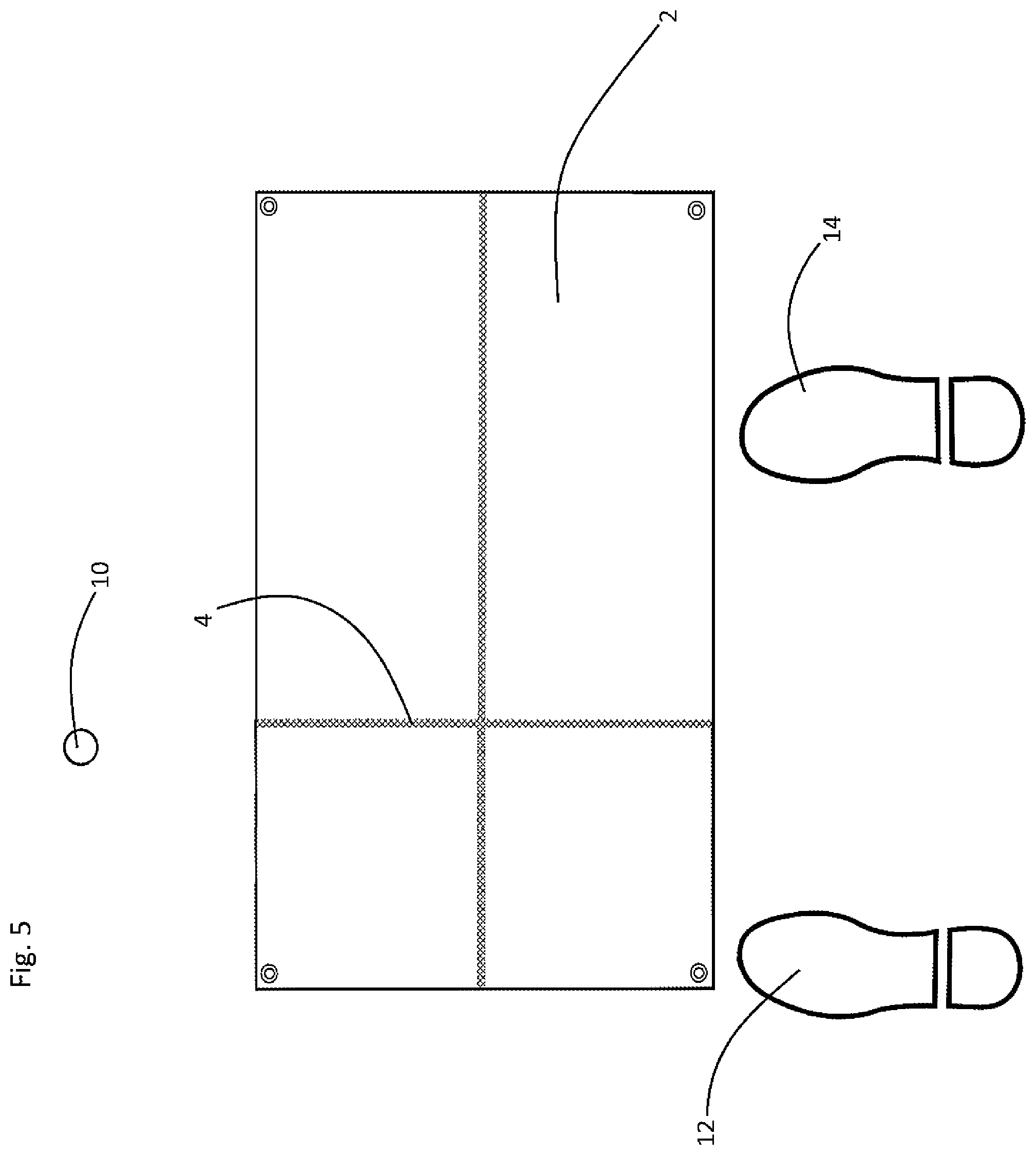 Patent US12551772 Figure 5 – Golf ball address training method