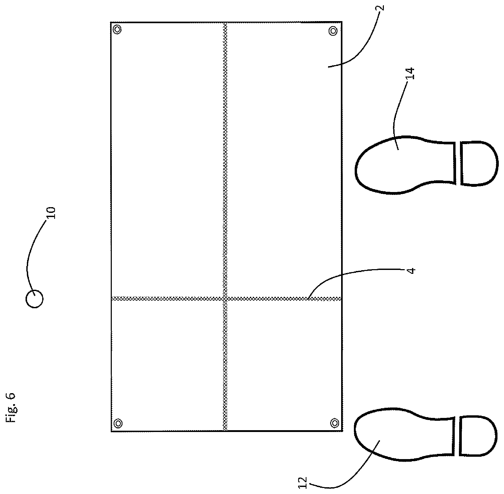 Patent US12551772 Figure 6 – Golf ball address training method