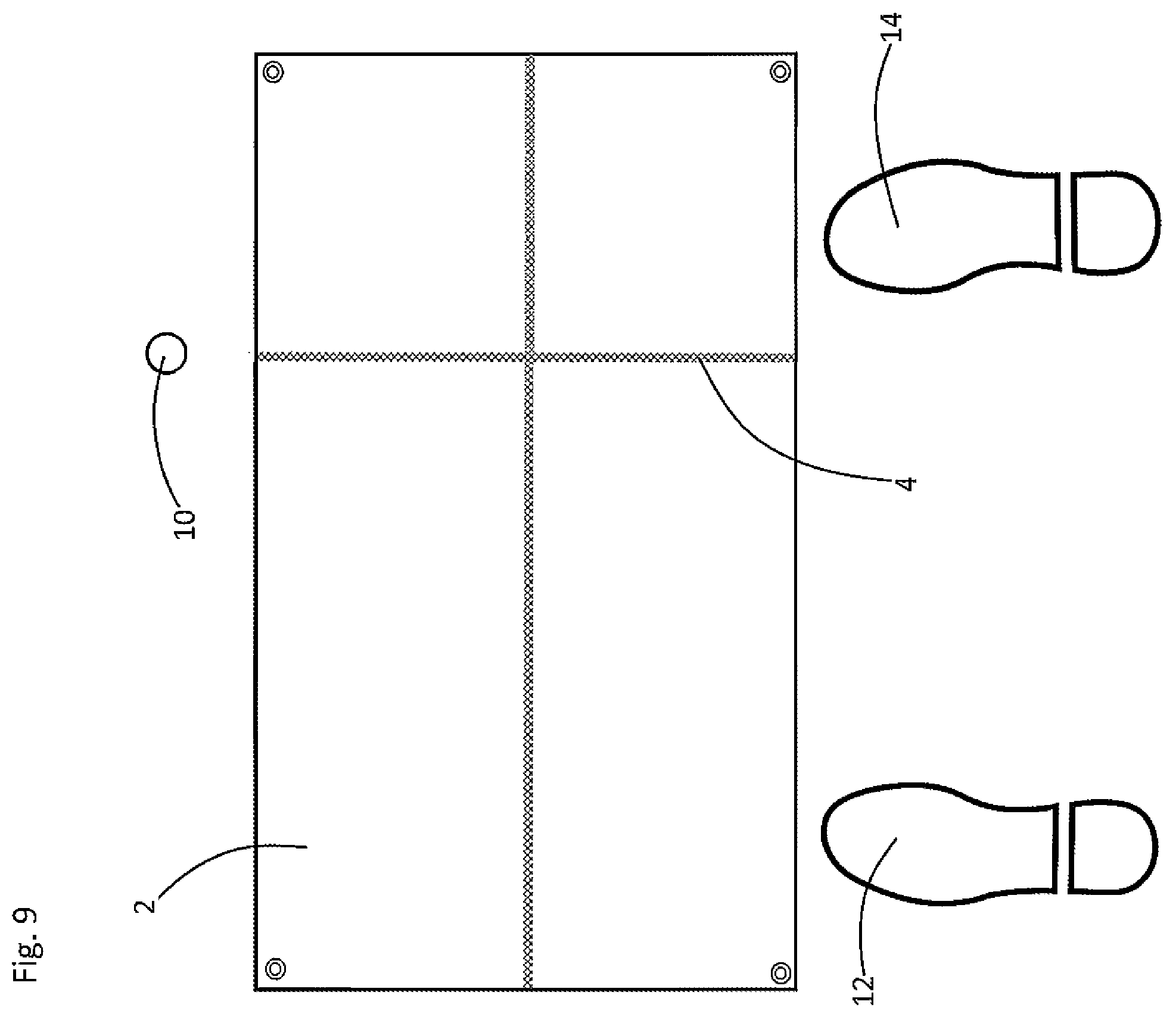 Patent US12551772 Figure 9 – Golf ball address training method