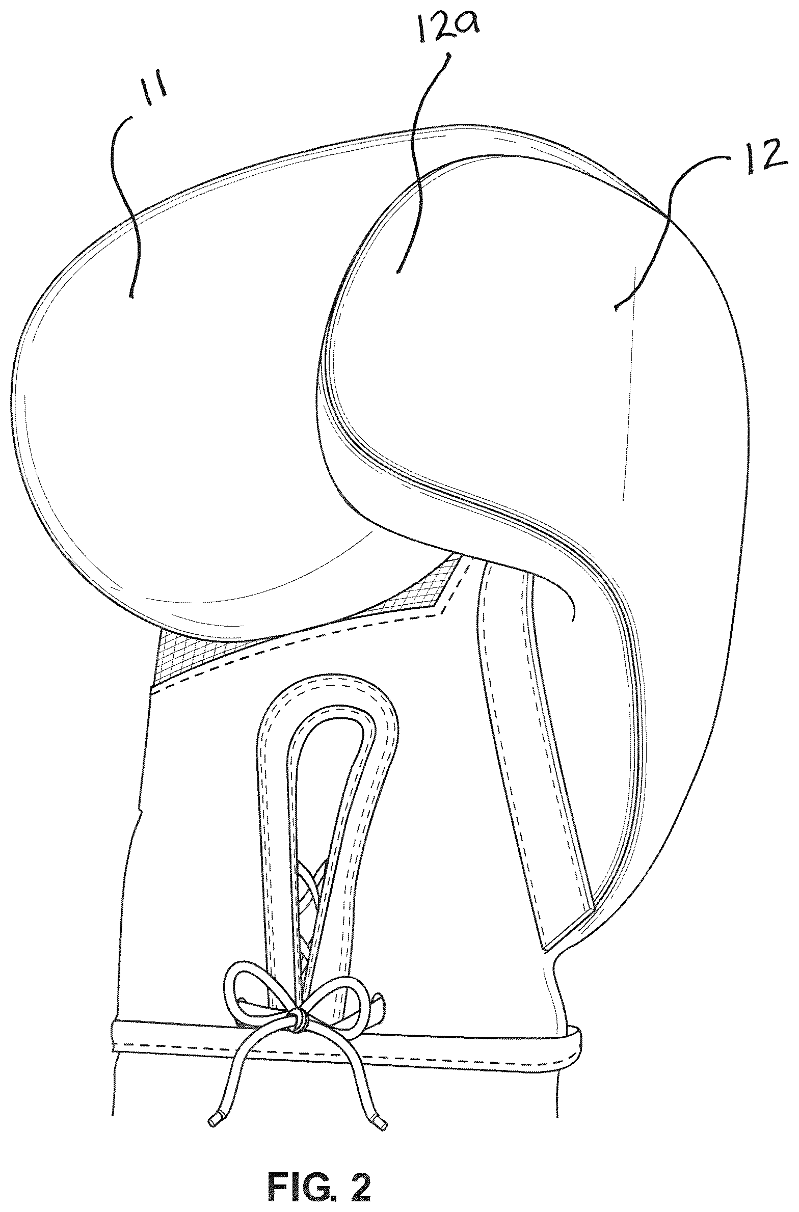 Patent US12551773 Figure 2 – Boxing glove