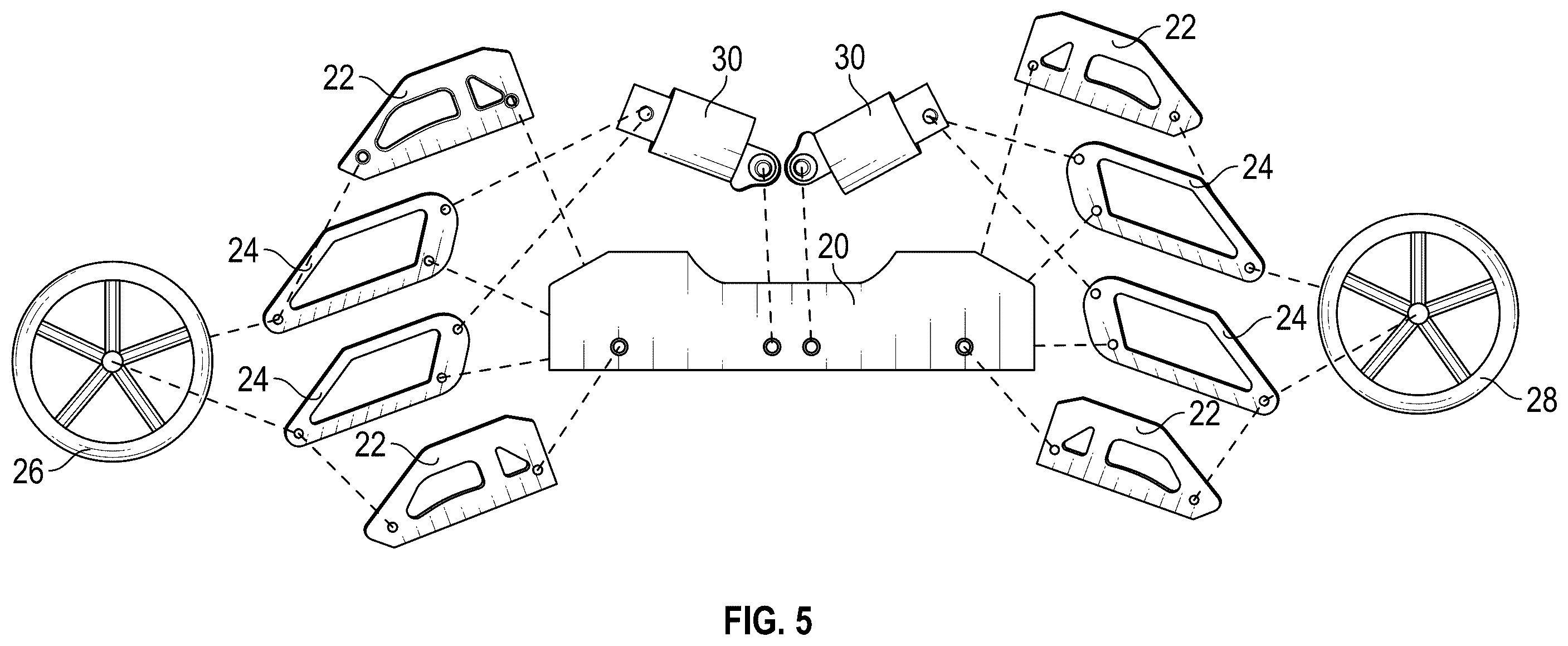 Patent US12551774 Figure 4 – Snowless suspension ski