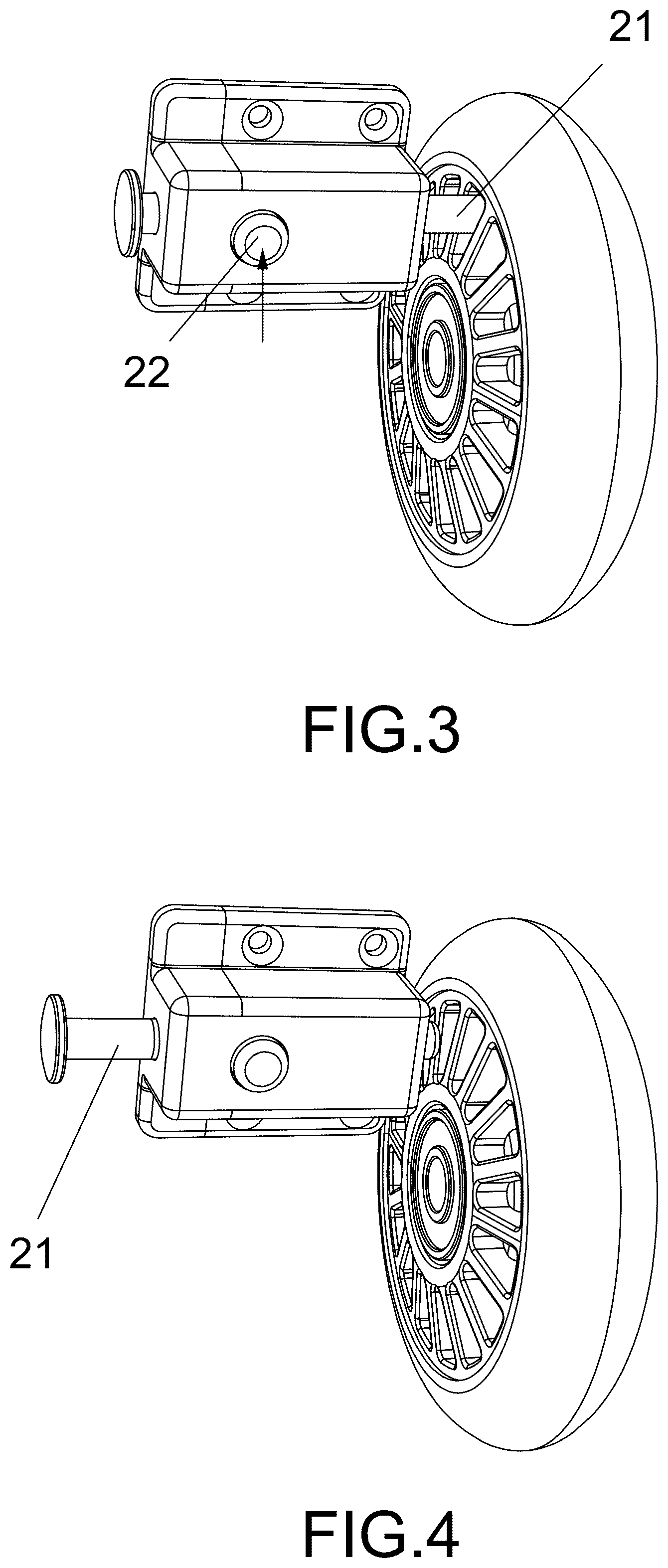 Patent US12551775 Figure 3 – Spring lock for skate wheel
