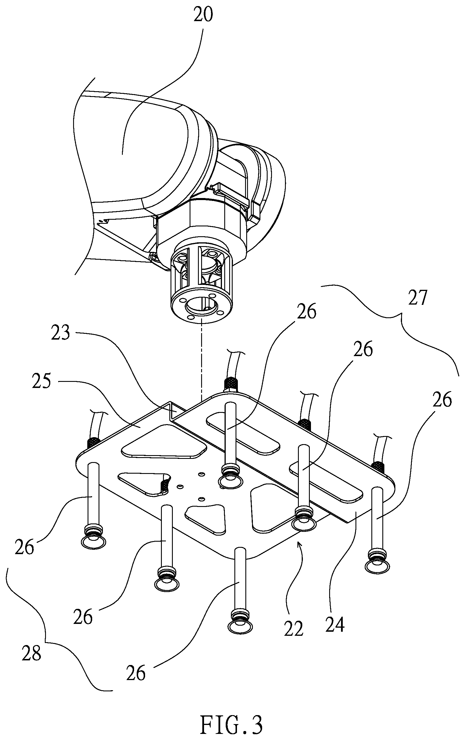 Patent US12551776 Figure 3 – System for picking cards and identification for a card game