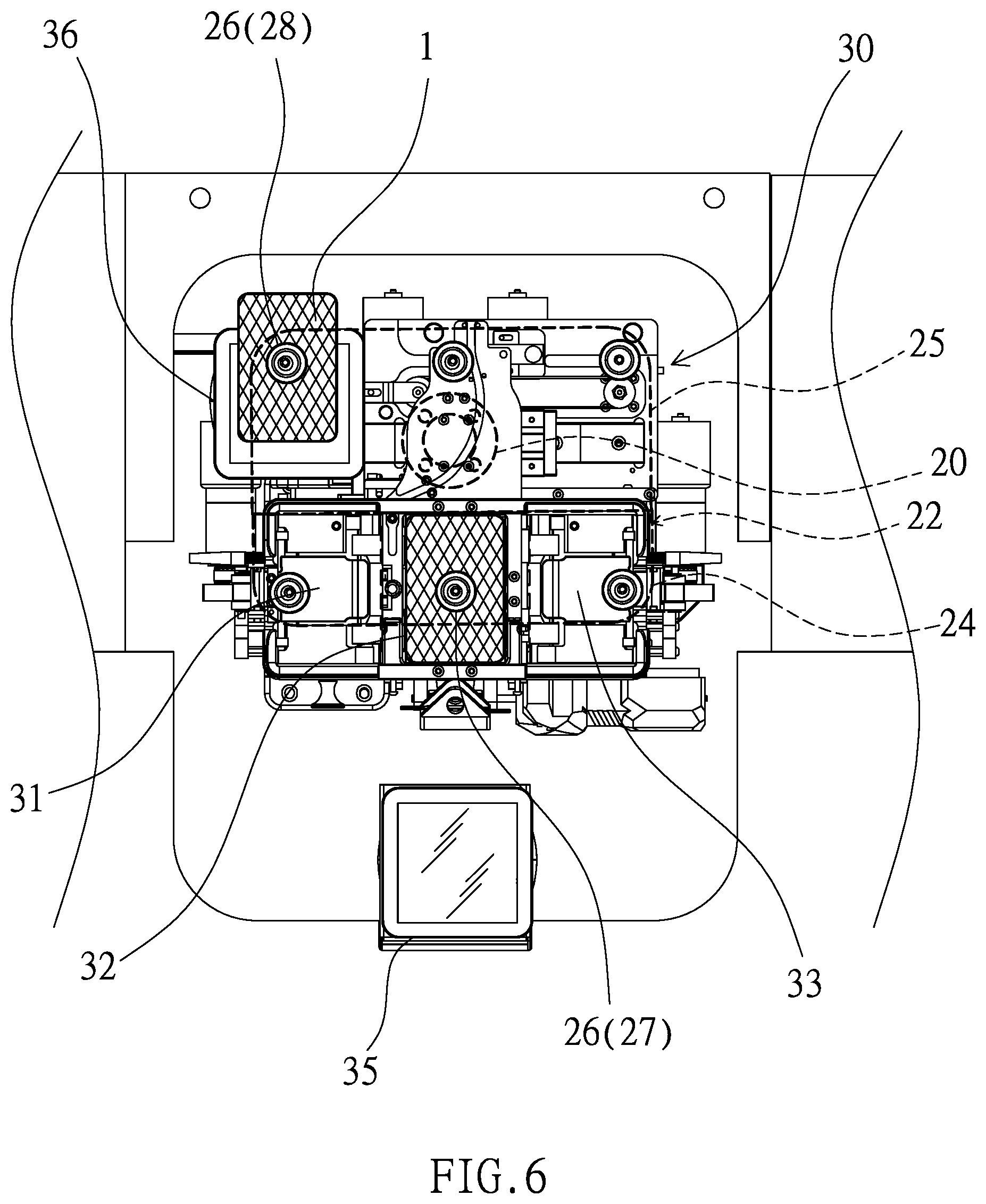 Patent US12551776 Figure 6 – System for picking cards and identification for a card game