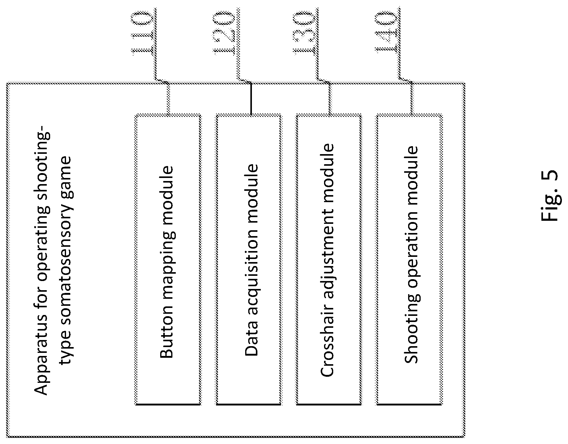 Patent US12551782 Figure 5 – Method for operating shooting-type somatosensory game