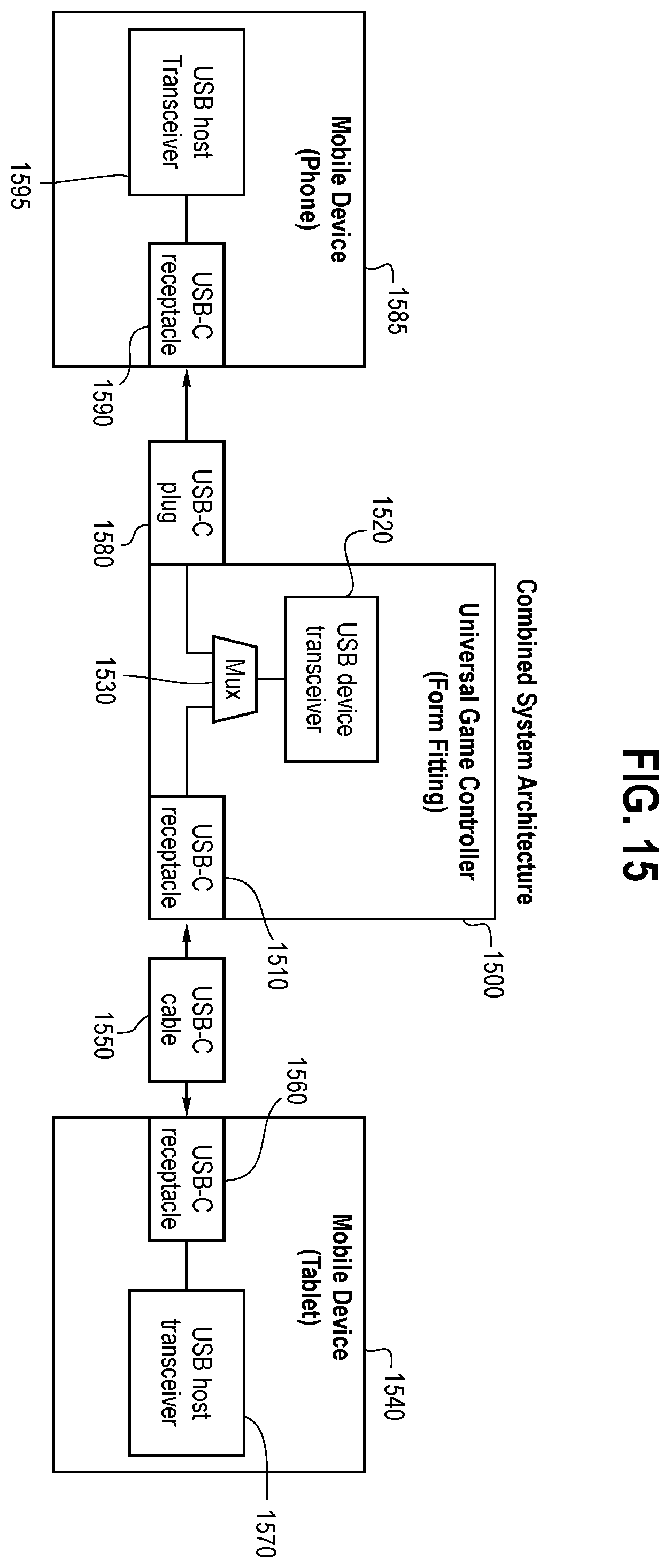 Patent US12551785 Figure 10 – Universal mobile game controller