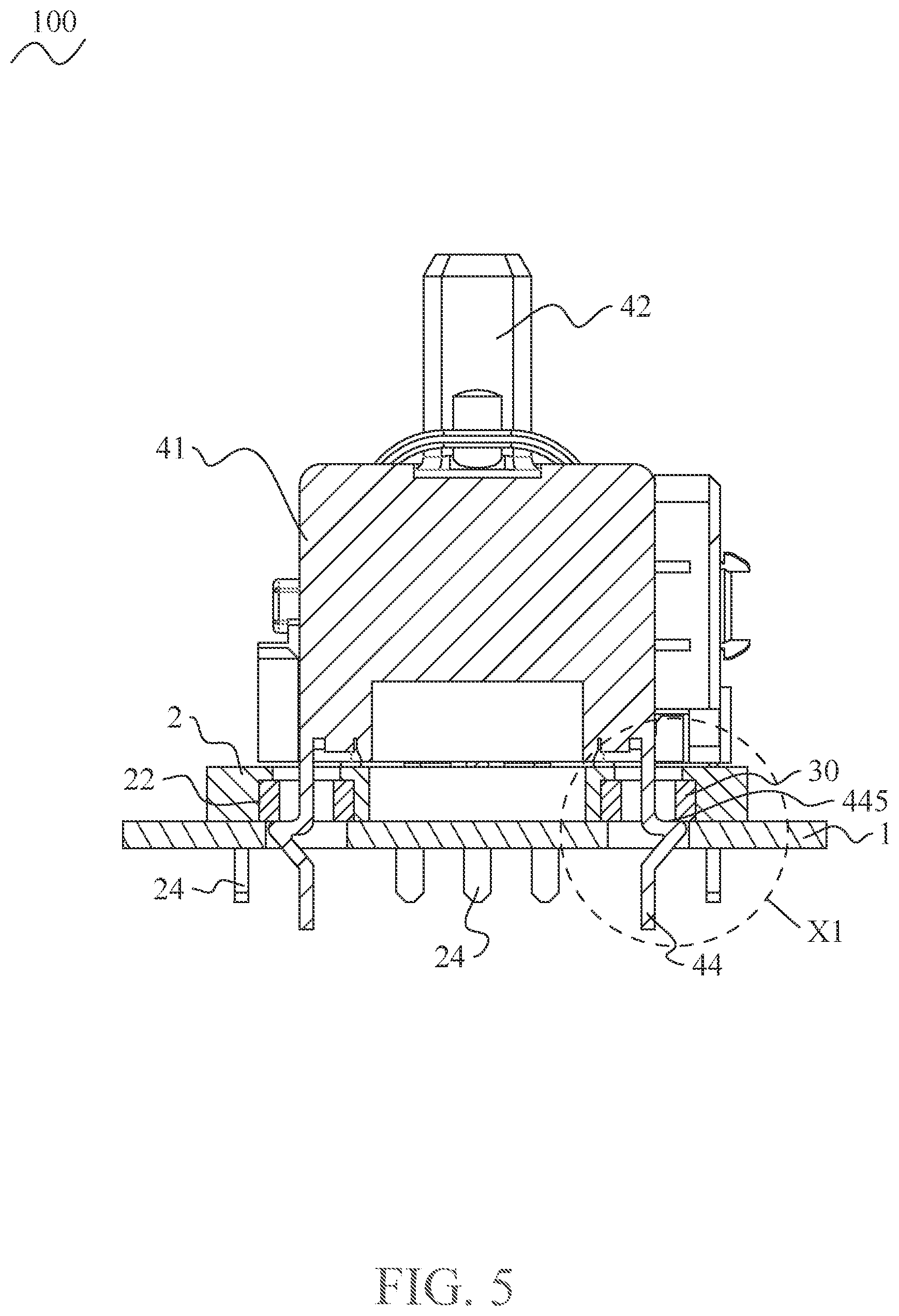 Patent US12551786 Figure 5 – Joystick module
