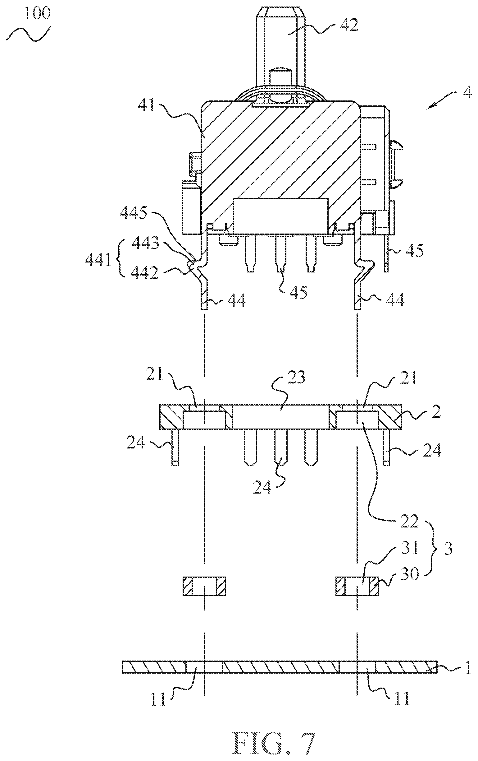 Patent US12551786 Figure 7 – Joystick module