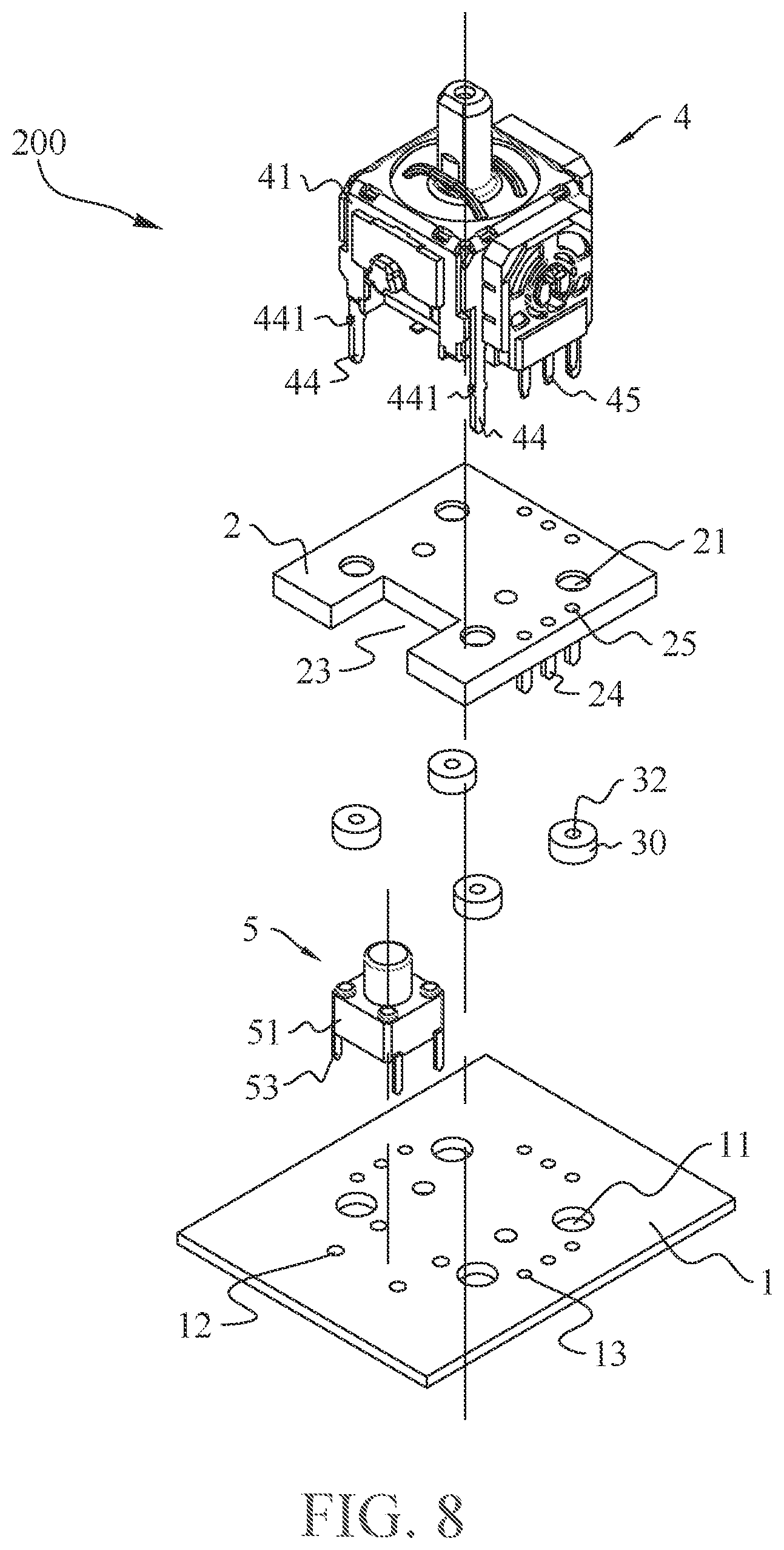 Patent US12551786 Figure 8 – Joystick module