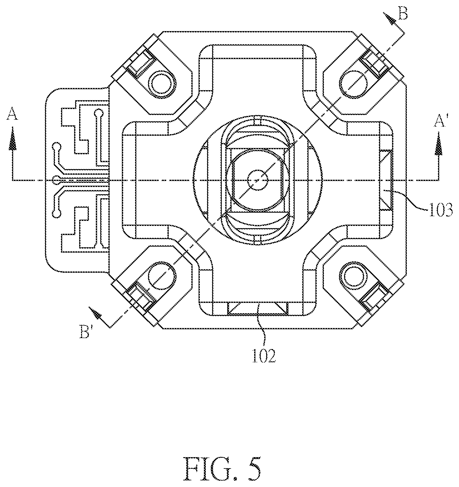 Patent US12551787 Figure 4 – Multi-directional output device