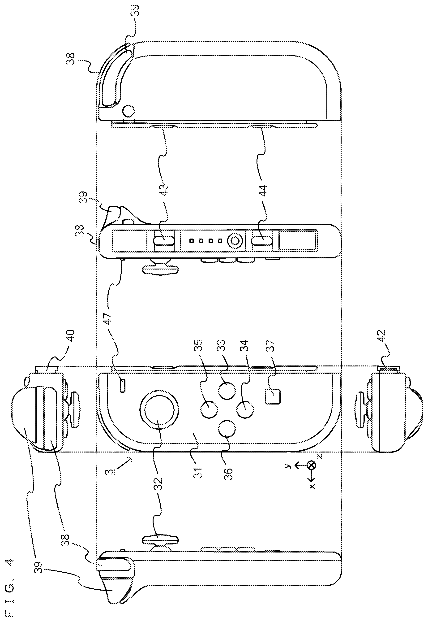 Patent US12551793 Figure 4 – Storage medium storing information processing program for generating an image depth of field mask based on virtual camera shooting direction, and corresponding information processing apparatus, information processing system, and information processing method