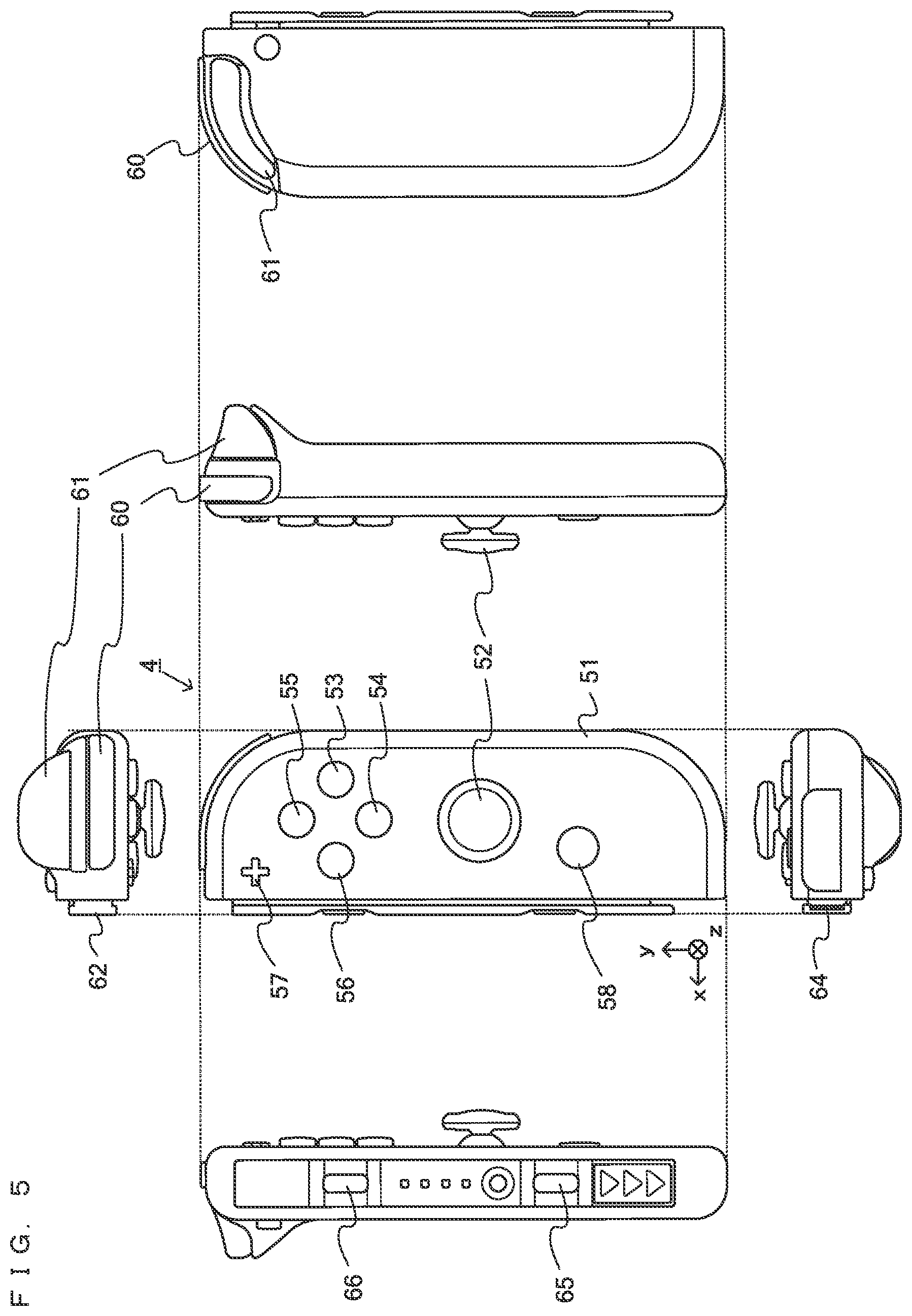 Patent US12551793 Figure 5 – Storage medium storing information processing program for generating an image depth of field mask based on virtual camera shooting direction, and corresponding information processing apparatus, information processing system, and information processing method