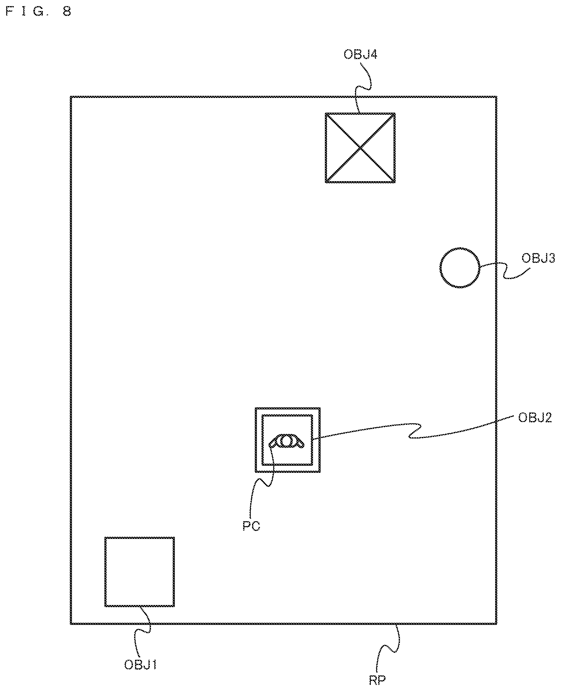 Patent US12551793 Figure 8 – Storage medium storing information processing program for generating an image depth of field mask based on virtual camera shooting direction, and corresponding information processing apparatus, information processing system, and information processing method