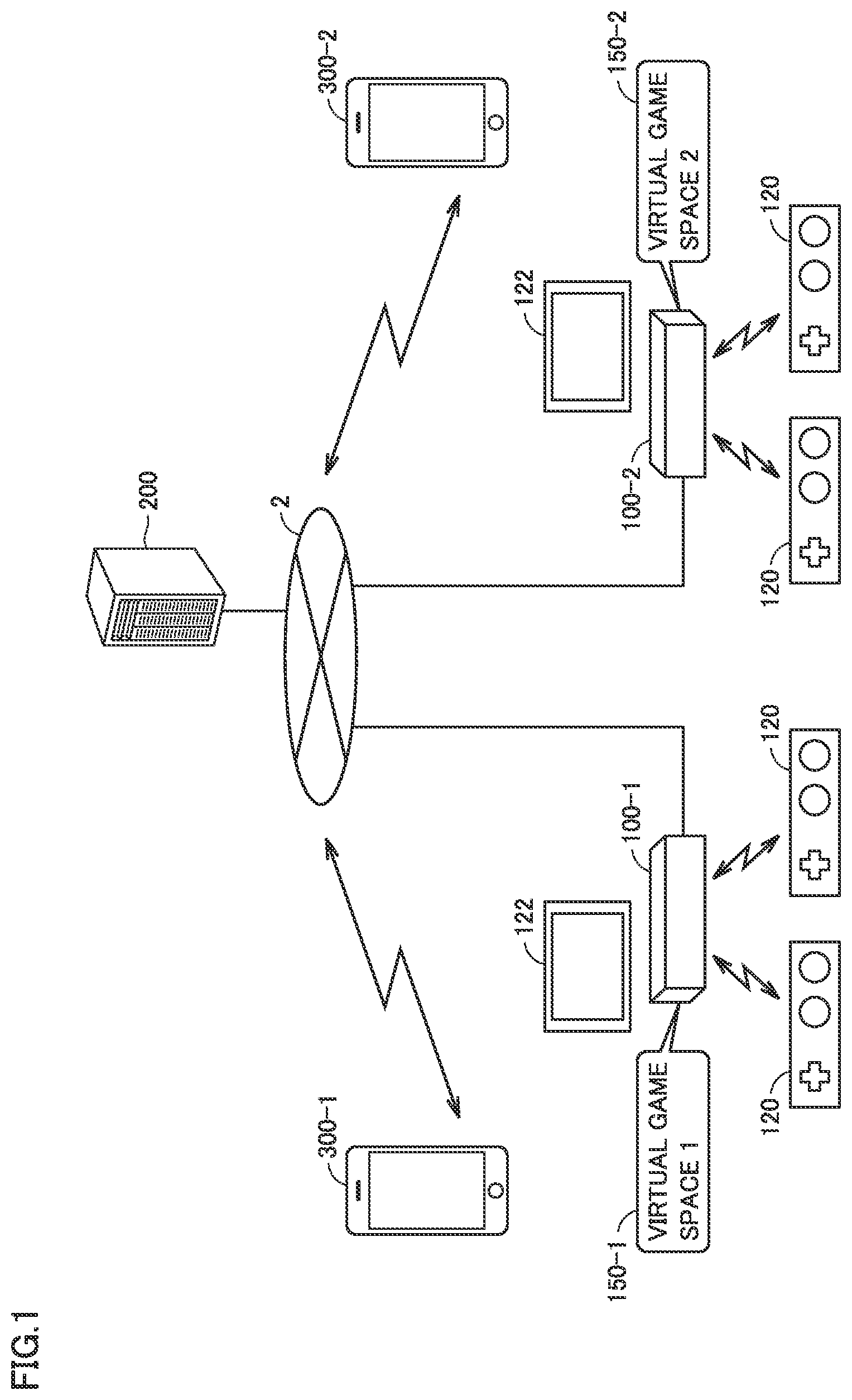 Patent US12551802 Figure 1 – Information processing system, information processing apparatus, non-transitory computer-readable storage medium with executable information processing program stored thereon, and information processing method