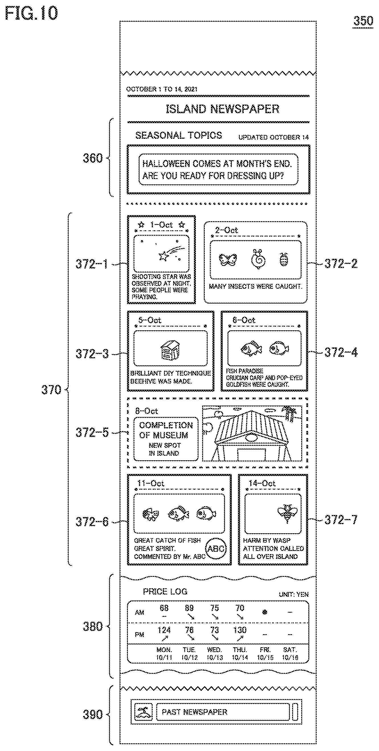 Patent US12551802 Figure 10 – Information processing system, information processing apparatus, non-transitory computer-readable storage medium with executable information processing program stored thereon, and information processing method