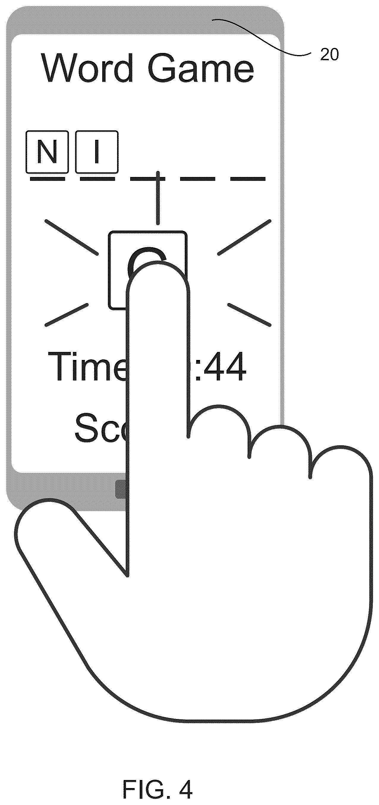 Patent US12551803 Figure 9 – Word game system