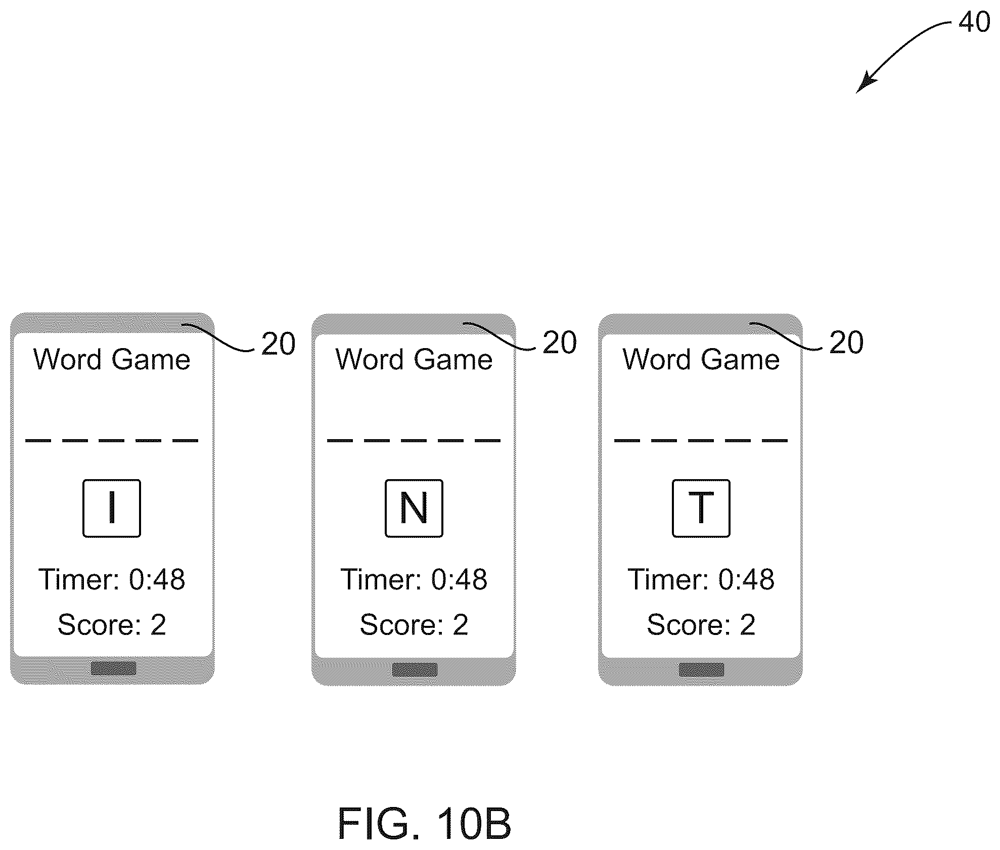 Patent US12551803 Figure 16 – Word game system