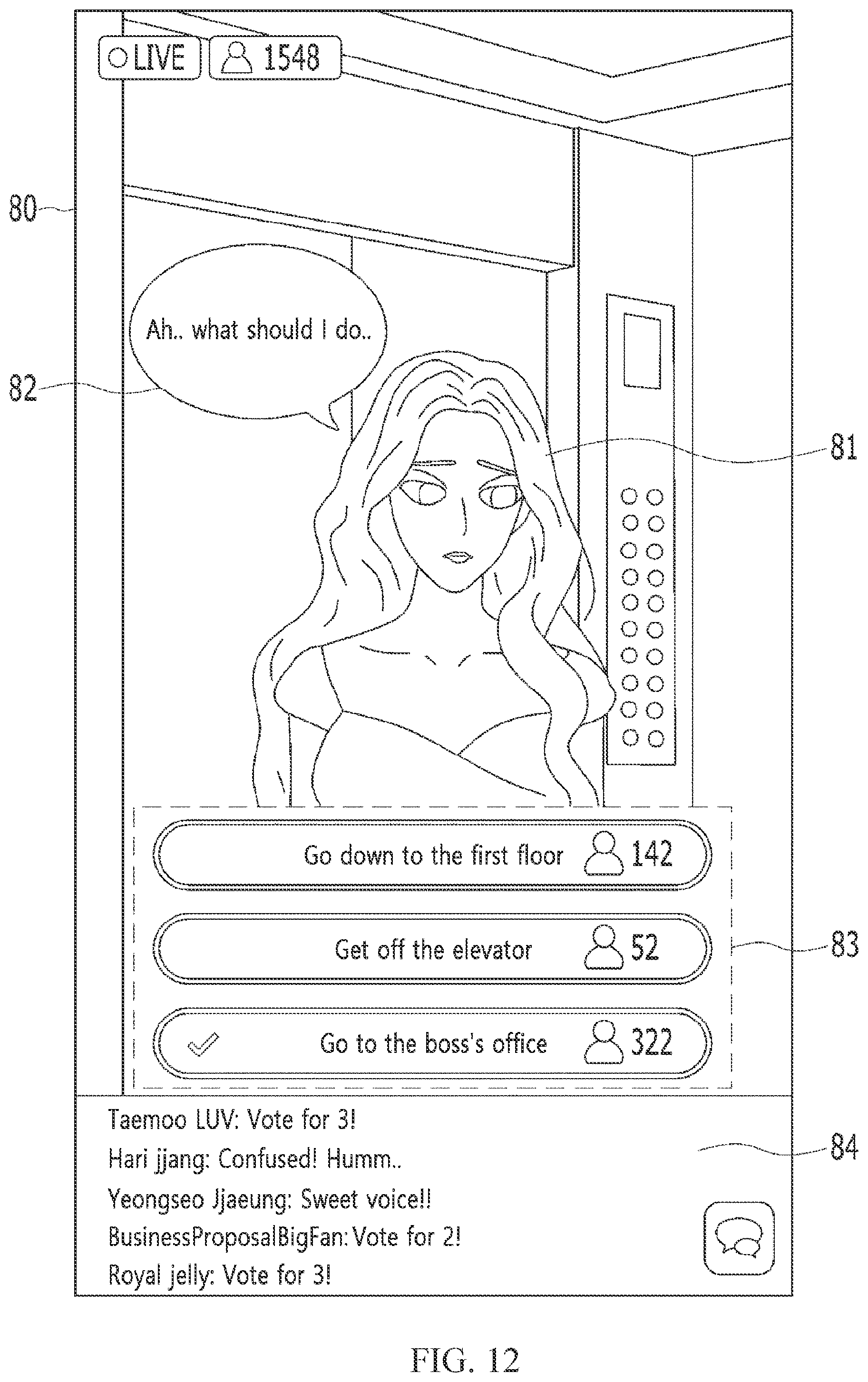 Patent US12551804 Figure 12 – Method for providing interactive game
