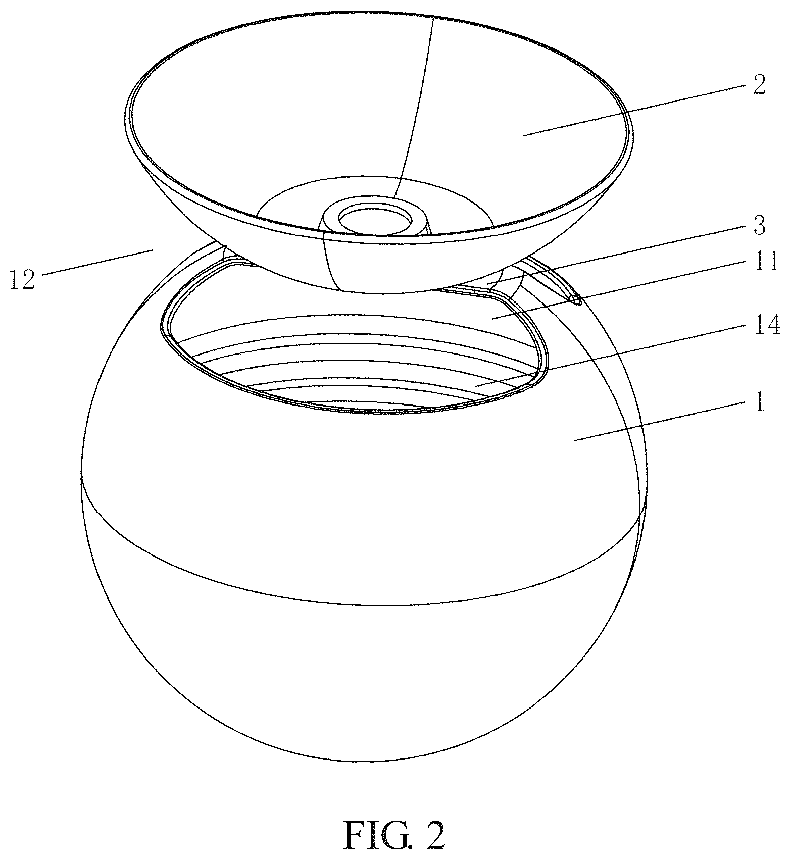 Patent US12551808 Figure 2 – Throwable exploding water ball
