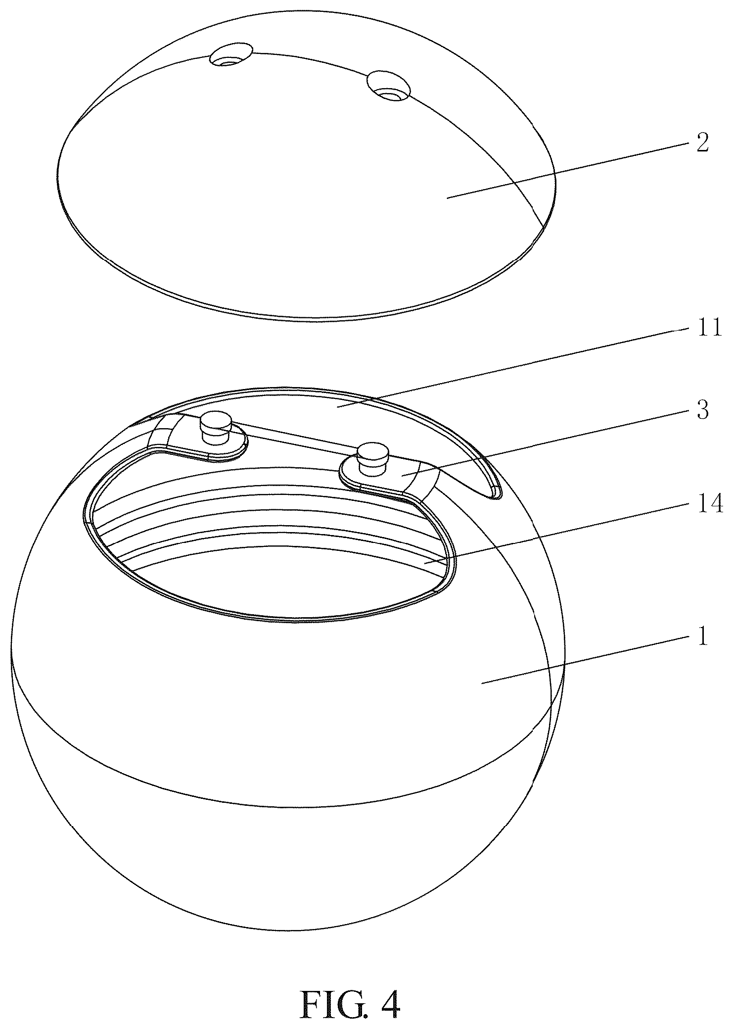 Patent US12551808 Figure 4 – Throwable exploding water ball