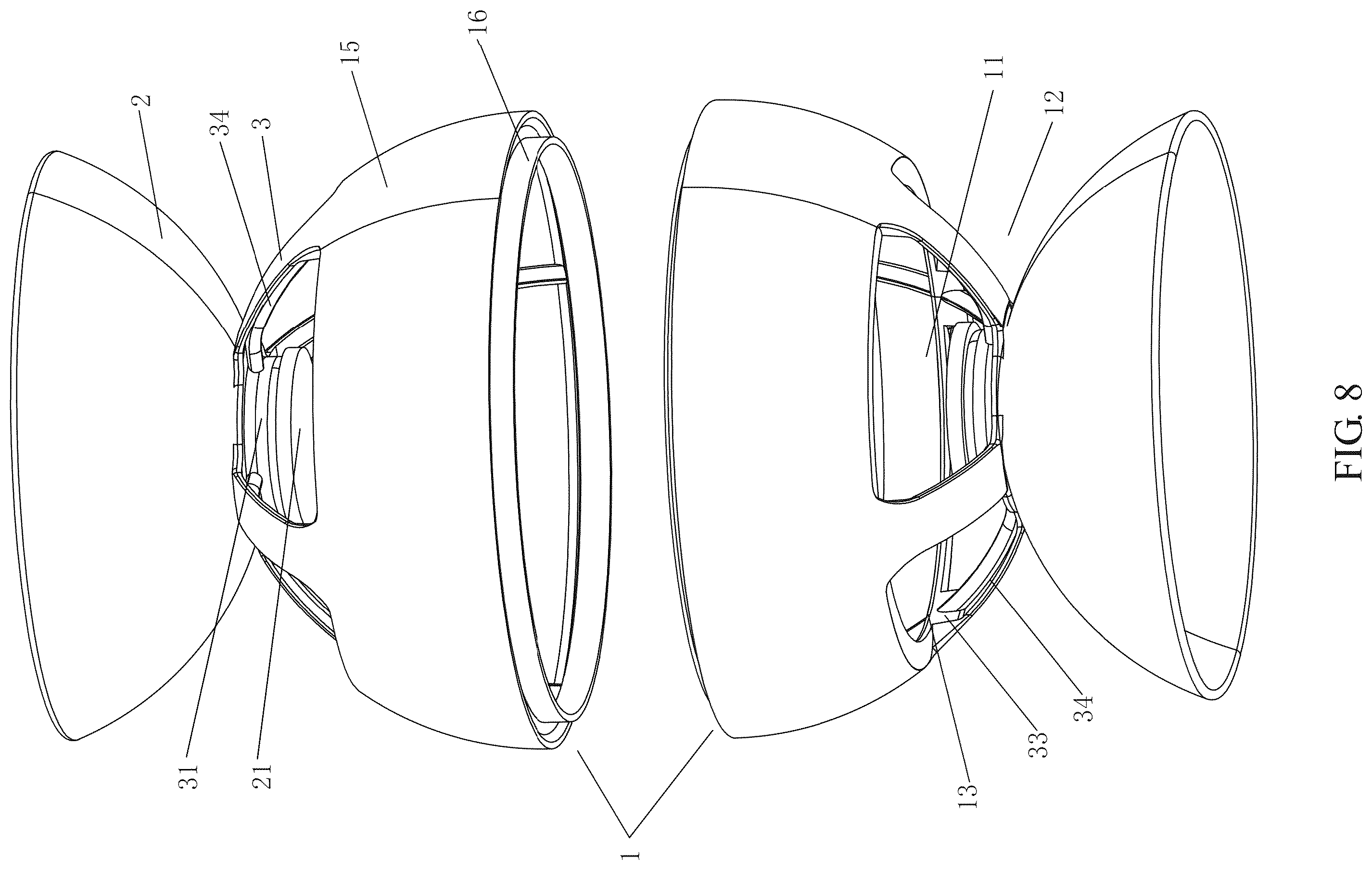 Patent US12551808 Figure 8 – Throwable exploding water ball
