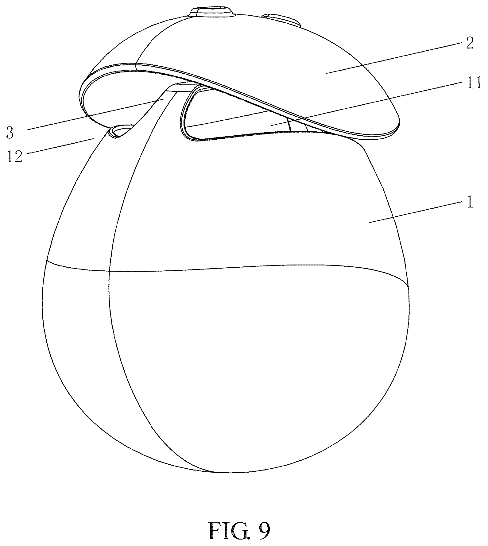 Patent US12551808 Figure 9 – Throwable exploding water ball